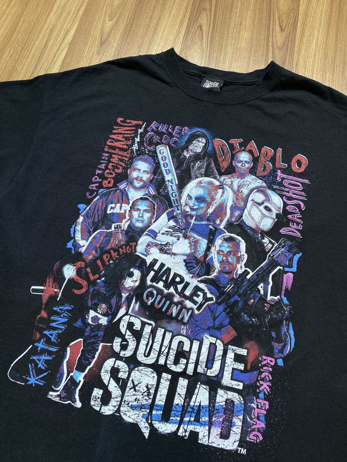 Marvel Comics Y2K Suicide Squad Movie T Shirt Tee Batman Joker Spider Man Size US XL / EU 56 / 4 - 2 Thumbnail