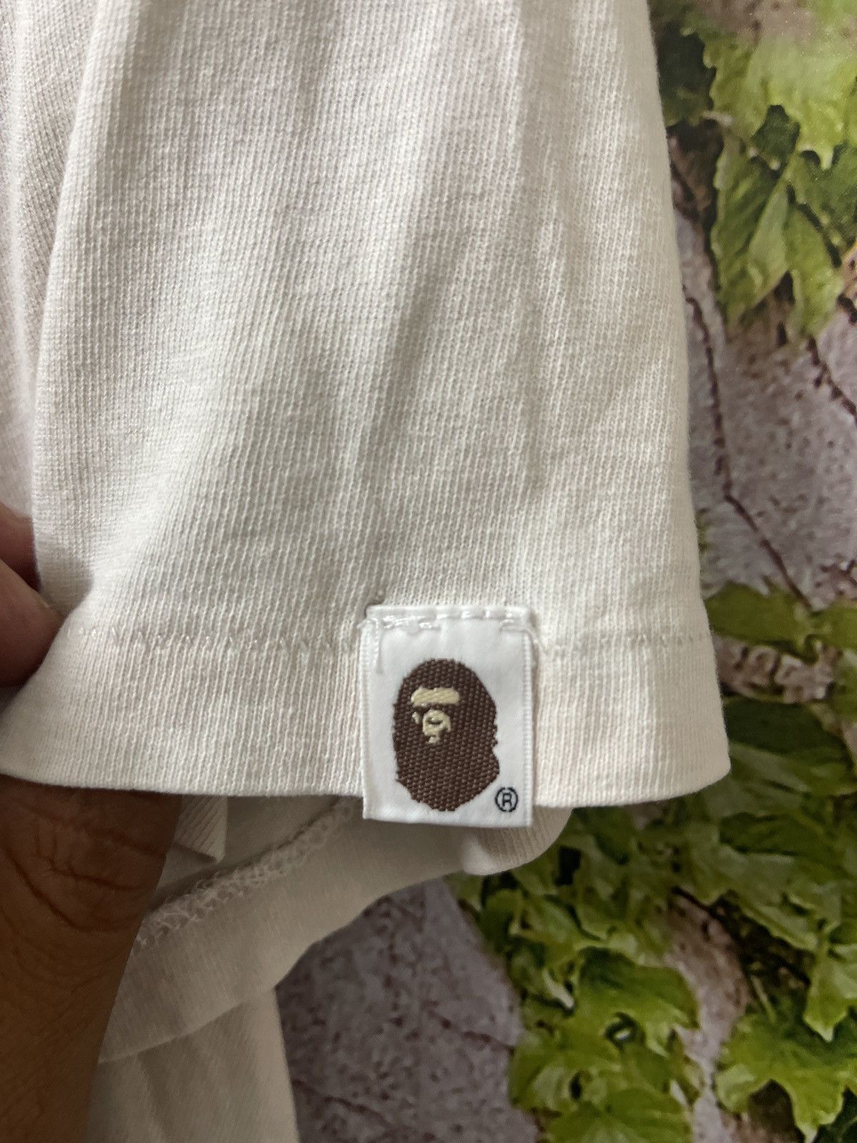 Bape × Vintage 🇯🇵VINTAGE BAPE APE SHALL NEVER KILL APE SPELLOUT VERY RARE Size US L / EU 52-54 / 3 - 5 Thumbnail