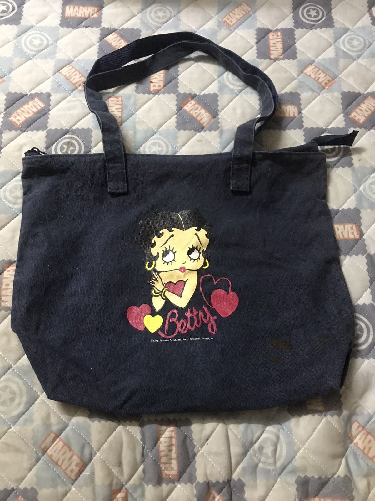 Anime × Cartoon Network × Vintage Vintage Betty Boop Tote Bag Nice Anima Size ONE SIZE - 1 Thumbnail