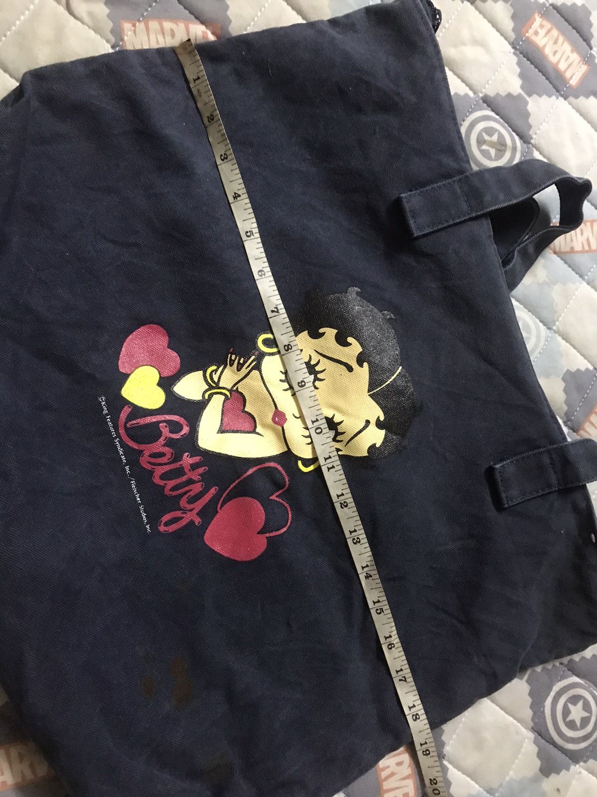 Anime × Cartoon Network × Vintage Vintage Betty Boop Tote Bag Nice Anima Size ONE SIZE - 4 Thumbnail