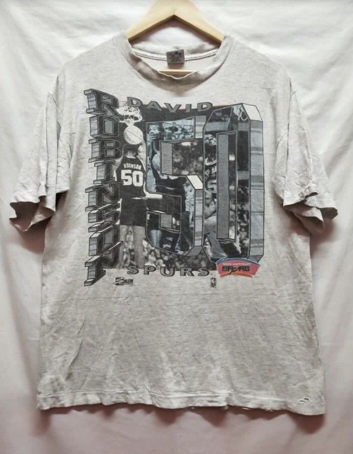NBA × Vintage Vintage Nba David Robinson Tshirt Salem Tag Size US L / EU 52-54 / 3 - 1 Thumbnail