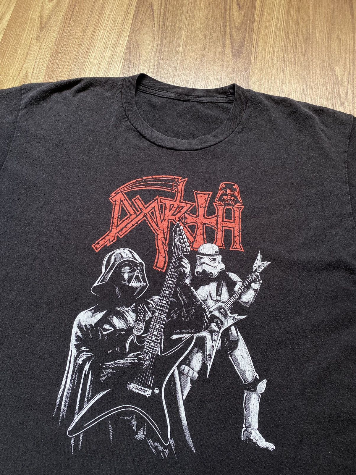 Band Tees Vintage Y2K Death Darth Vader Rock Star Wars T Shirt Tee Size US L / EU 52-54 / 3 - 2 Thumbnail