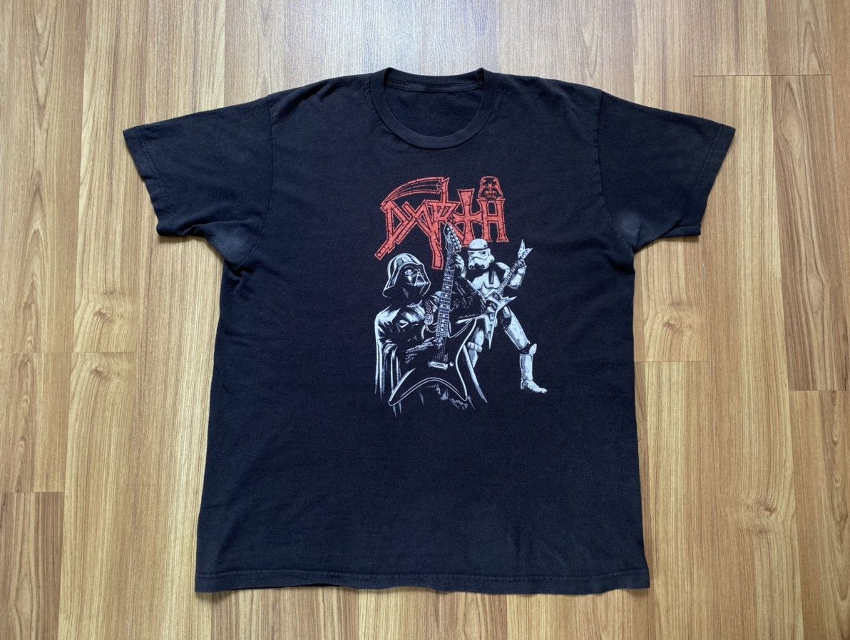 Band Tees Vintage Y2K Death Darth Vader Rock Star Wars T Shirt Tee Size US L / EU 52-54 / 3 - 1 Thumbnail