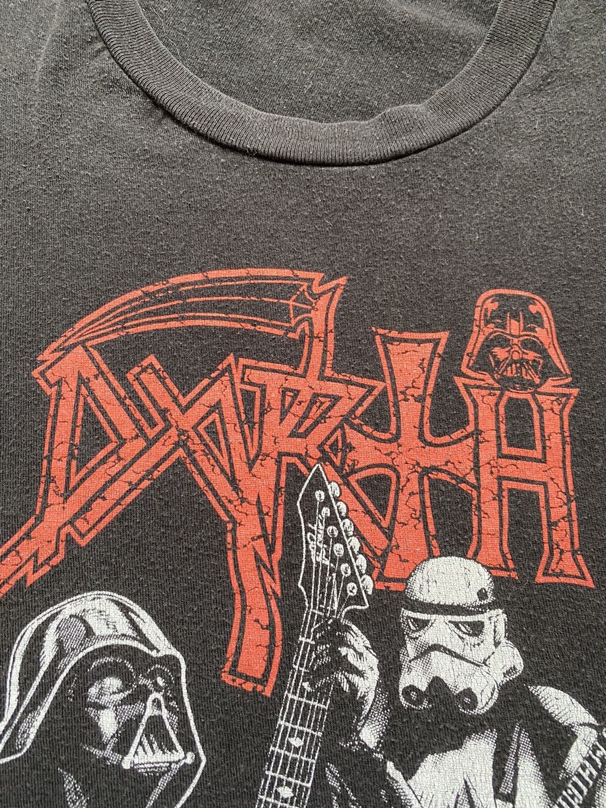 Band Tees Vintage Y2K Death Darth Vader Rock Star Wars T Shirt Tee Size US L / EU 52-54 / 3 - 3 Thumbnail