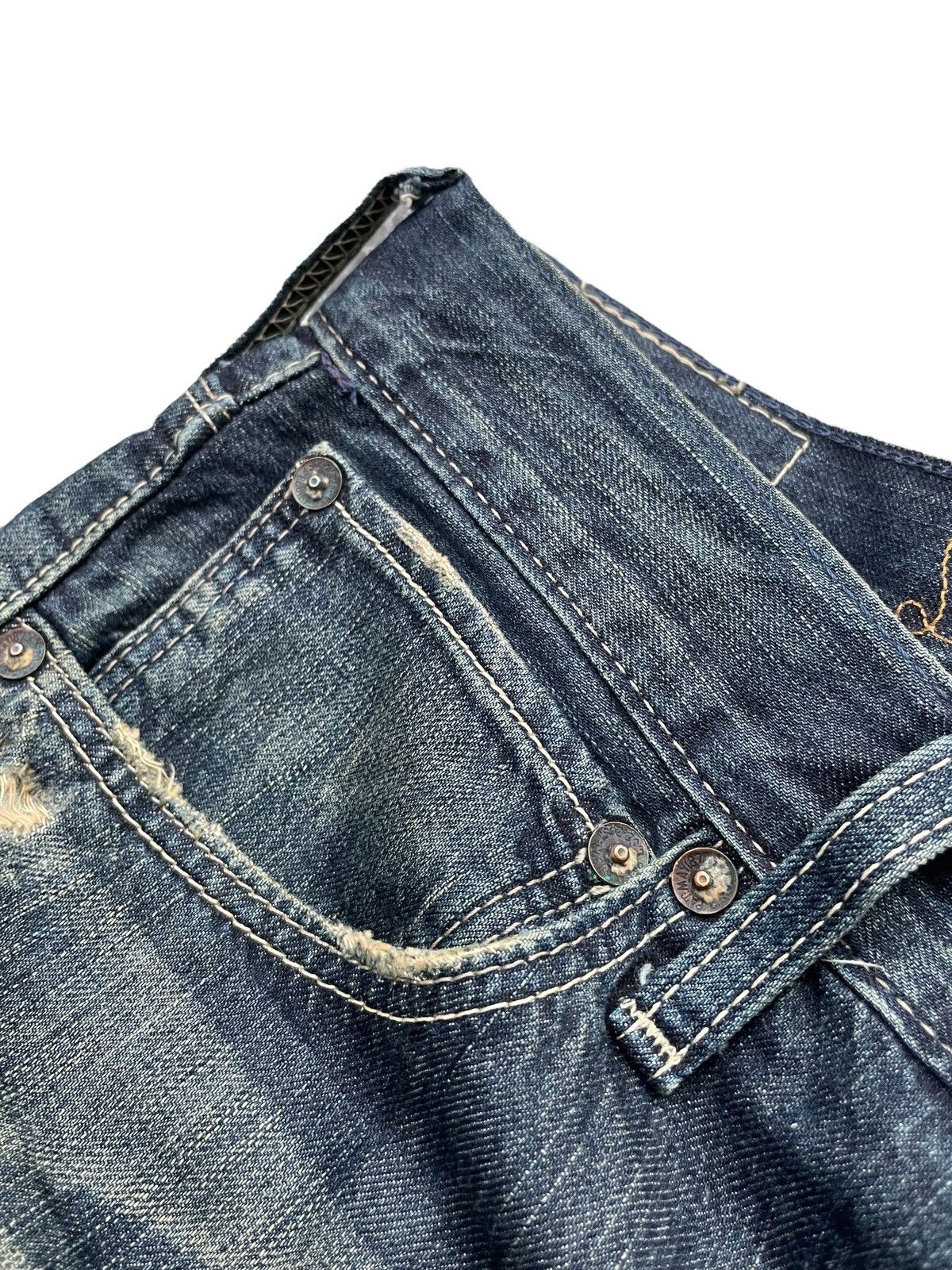 Levi's Vintage Levis 203 Aging Rework Distresed Size US 32 / EU 48 - 6 Thumbnail