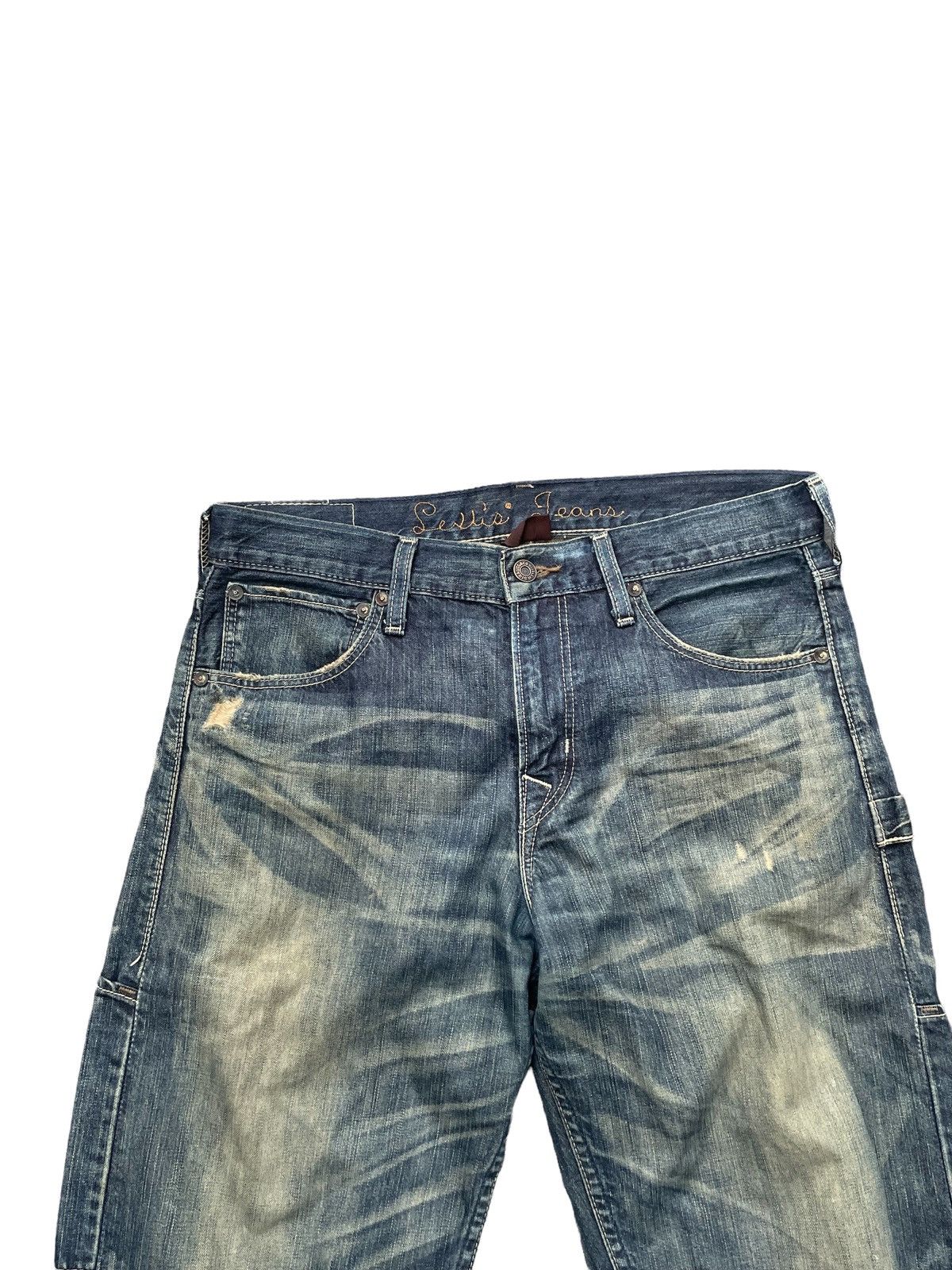 Levi's Vintage Levis 203 Aging Rework Distresed Size US 32 / EU 48 - 7 Thumbnail