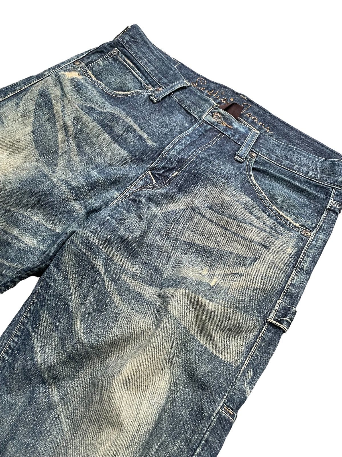Levi's Vintage Levis 203 Aging Rework Distresed Size US 32 / EU 48 - 8 Thumbnail