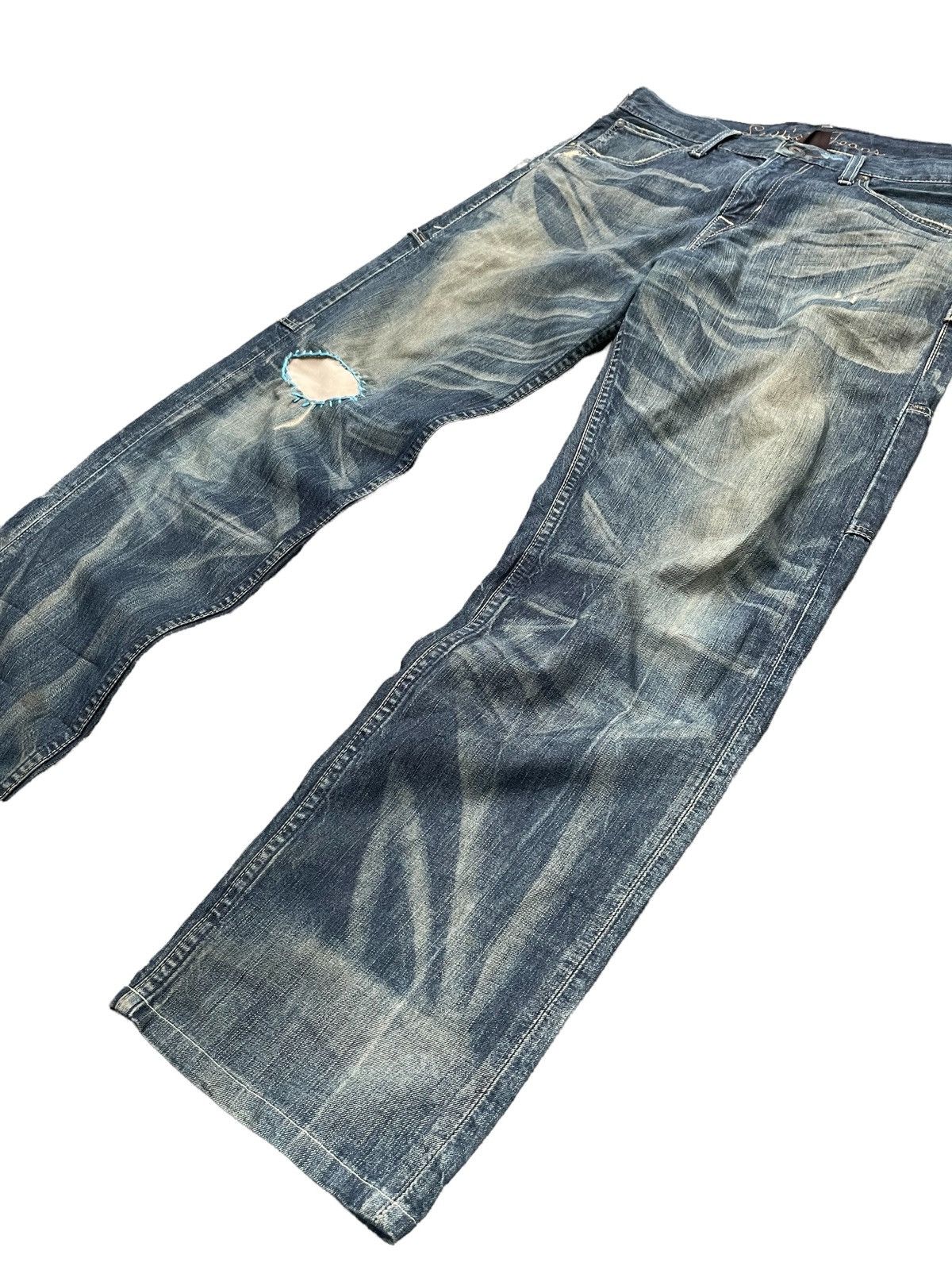 Levi's Vintage Levis 203 Aging Rework Distresed Size US 32 / EU 48 - 3 Thumbnail
