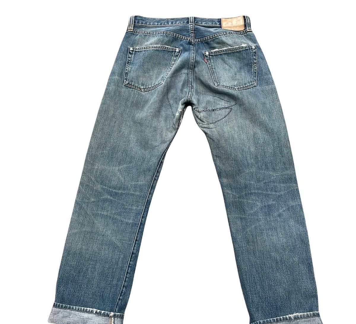 Levi's Vintage Levis 1999 XX 501XX E 1947 Selvedge Aging Distressed Size US 32 / EU 48 - 4 Thumbnail