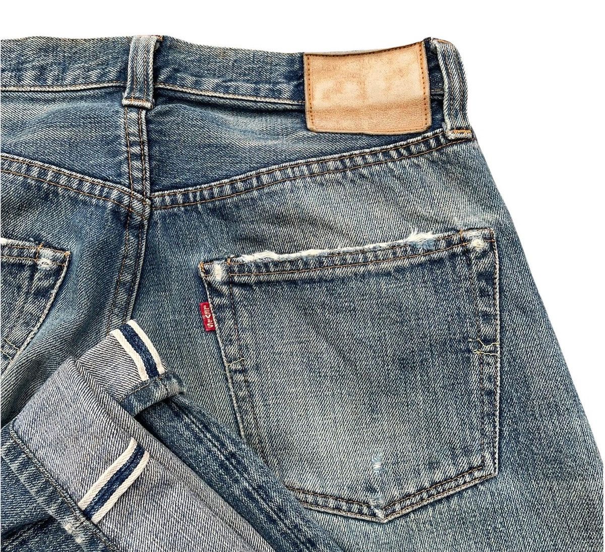 Levi's Vintage Levis 1999 XX 501XX E 1947 Selvedge Aging Distressed Size US 32 / EU 48 - 5 Thumbnail