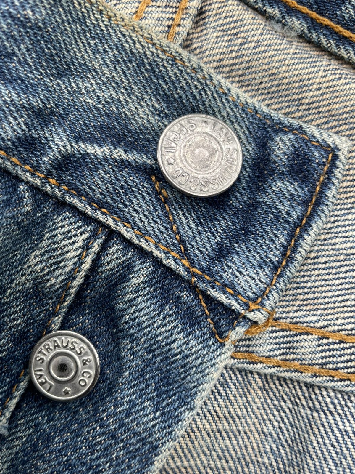 Levi's Vintage Levis 1999 XX 501XX E 1947 Selvedge Aging Distressed Size US 32 / EU 48 - 25 Thumbnail