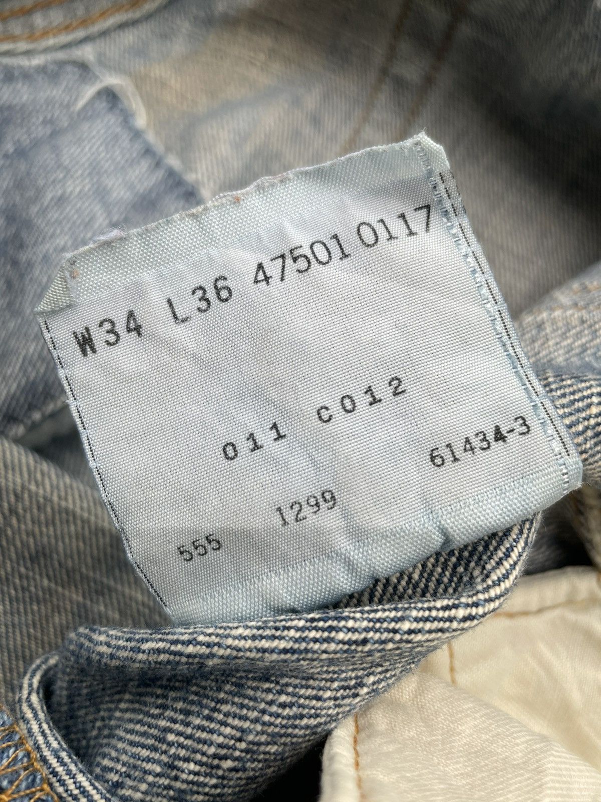 Levi's Vintage Levis 1999 XX 501XX E 1947 Selvedge Aging Distressed Size US 32 / EU 48 - 18 Thumbnail
