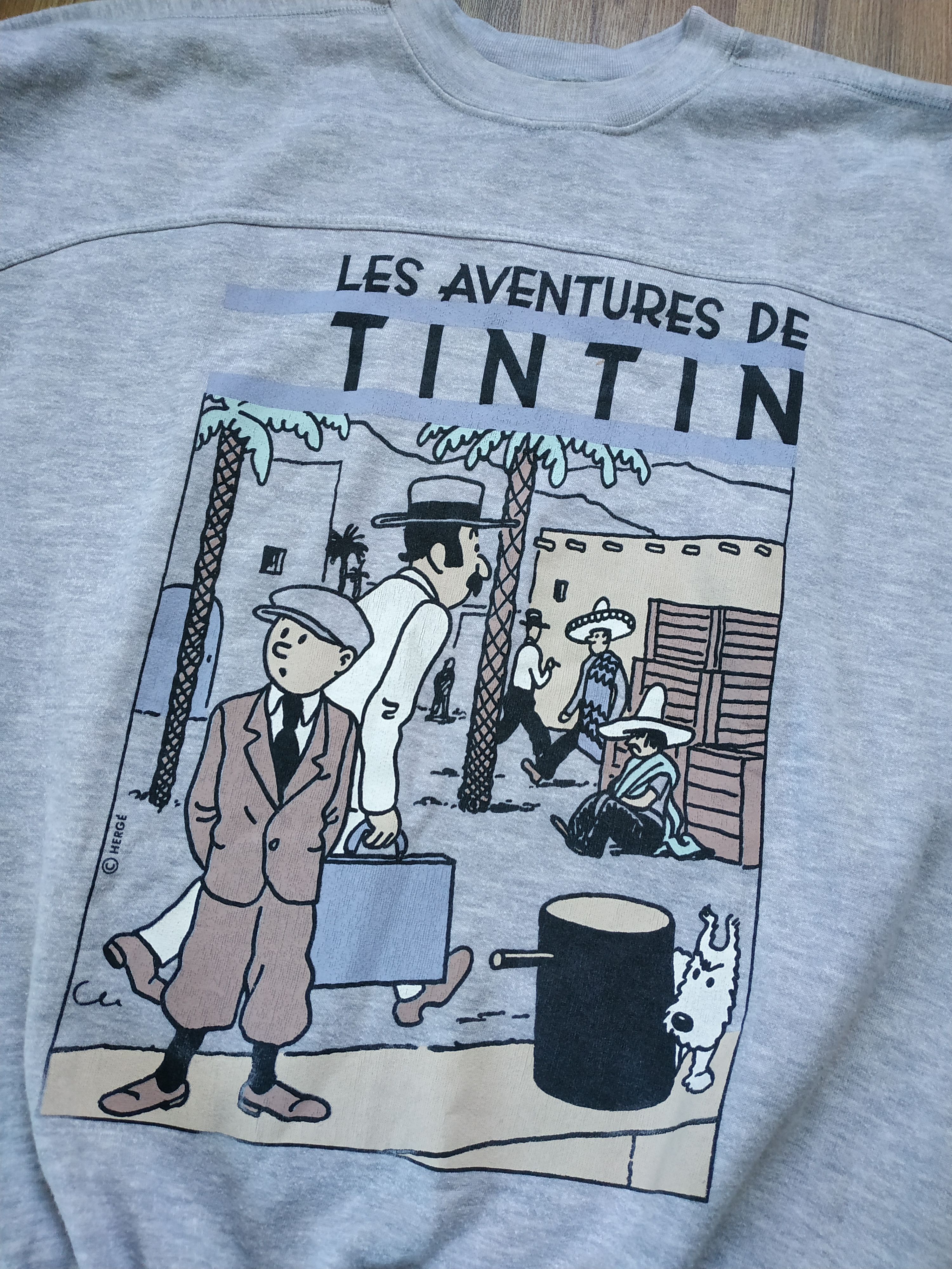 Cartoon Network Vintage The Les Adventures De Tintin Herge Flintstones Size US M / EU 48-50 / 2 - 3 Thumbnail
