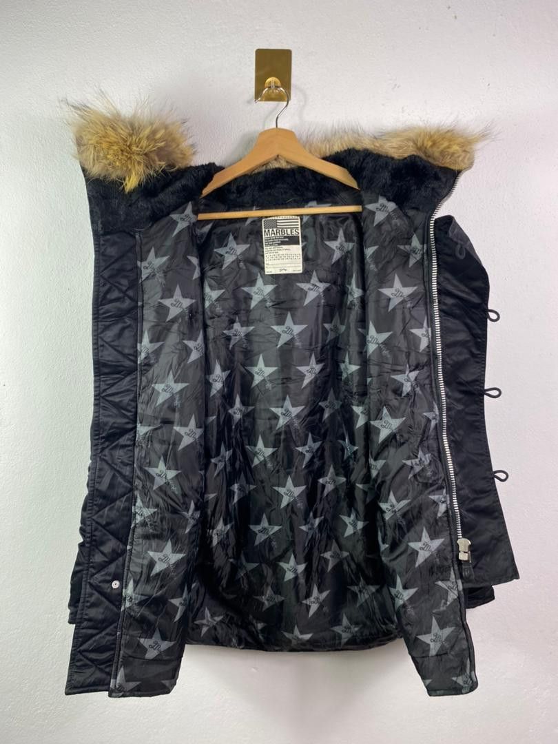 Le Grande Bleu (L.G.B.) Marbles N3B Snorkel Hood Fur Parka Jacket Talon Zipper Size US L / EU 52-54 / 3 - 16 Thumbnail