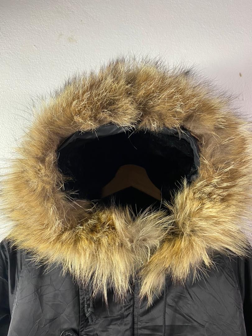 Le Grande Bleu (L.G.B.) Marbles N3B Snorkel Hood Fur Parka Jacket Talon Zipper Size US L / EU 52-54 / 3 - 2 Thumbnail