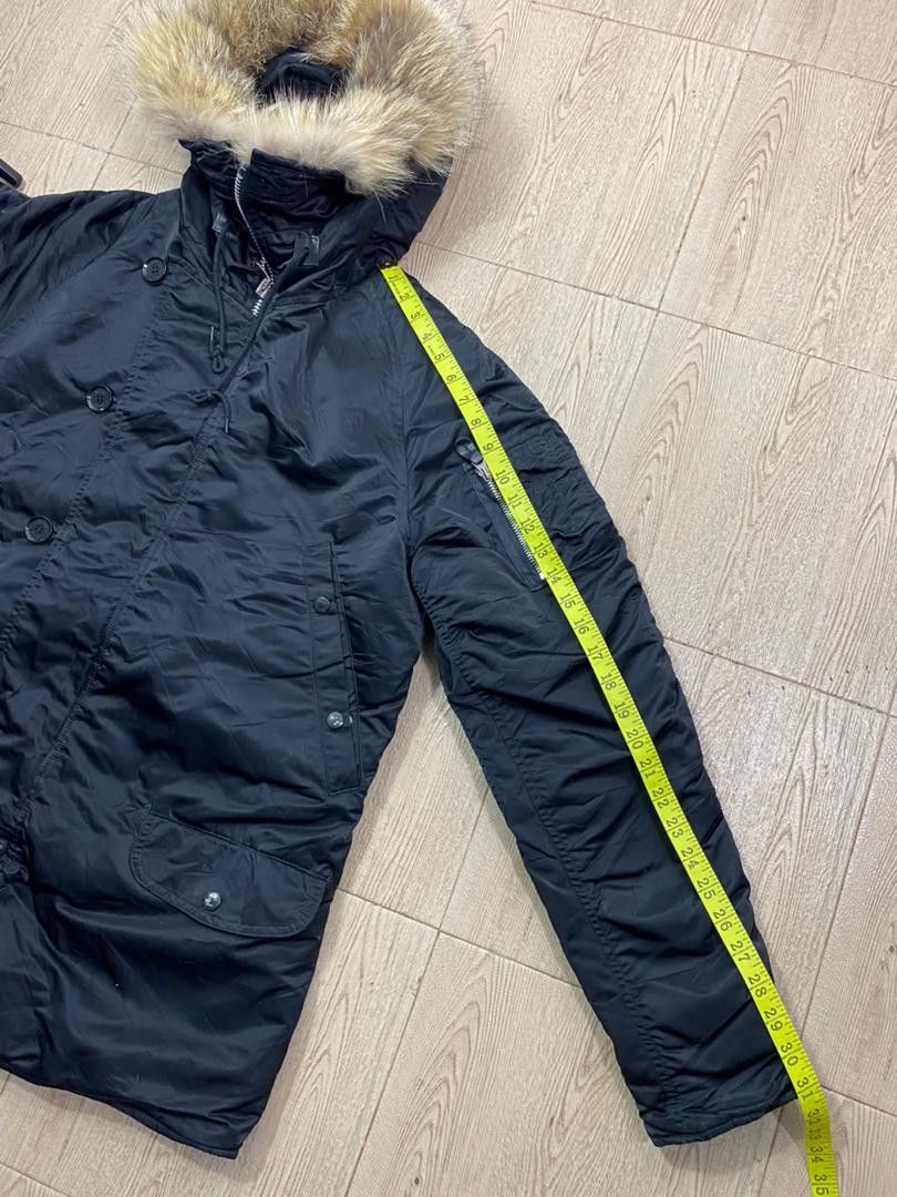 Le Grande Bleu (L.G.B.) Marbles N3B Snorkel Hood Fur Parka Jacket Talon Zipper Size US L / EU 52-54 / 3 - 21 Thumbnail