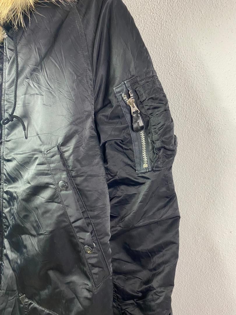 Le Grande Bleu (L.G.B.) Marbles N3B Snorkel Hood Fur Parka Jacket Talon Zipper Size US L / EU 52-54 / 3 - 3 Thumbnail