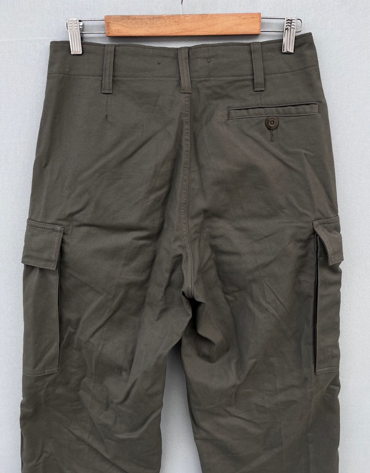 Vintage Rare Vintage 1995 MILITARY Cargo Pants Size US 32 / EU 48 - 9 Thumbnail