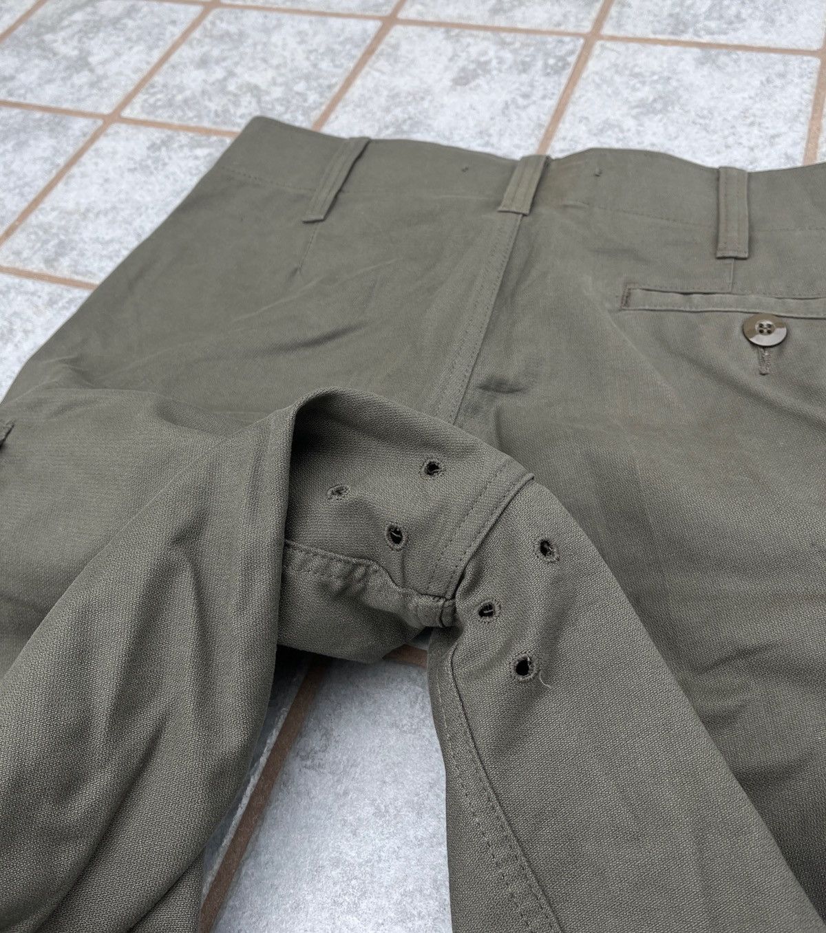 Vintage Rare Vintage 1995 MILITARY Cargo Pants Size US 32 / EU 48 - 12 Thumbnail