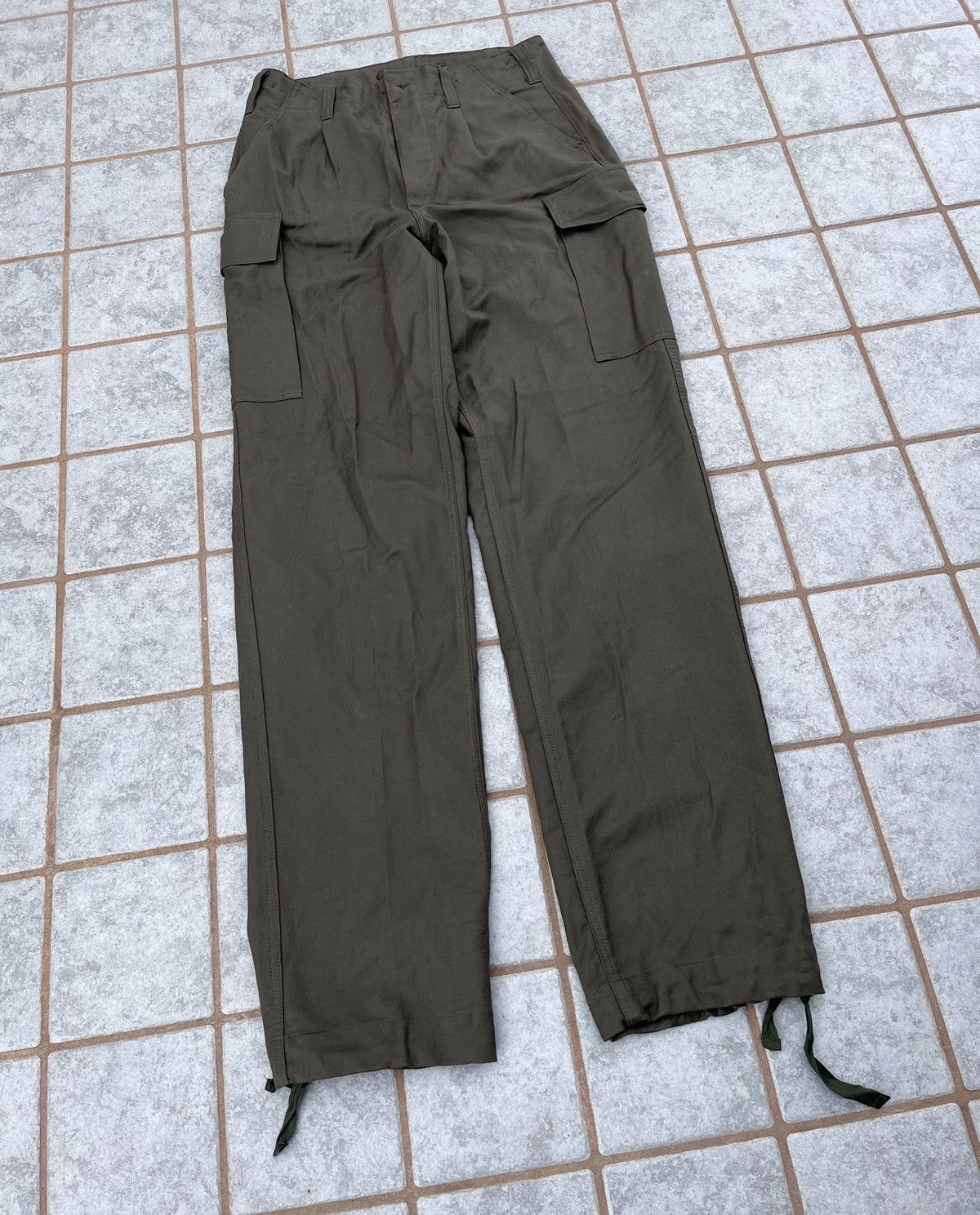 Vintage Rare Vintage 1995 MILITARY Cargo Pants Size US 32 / EU 48 - 5 Thumbnail