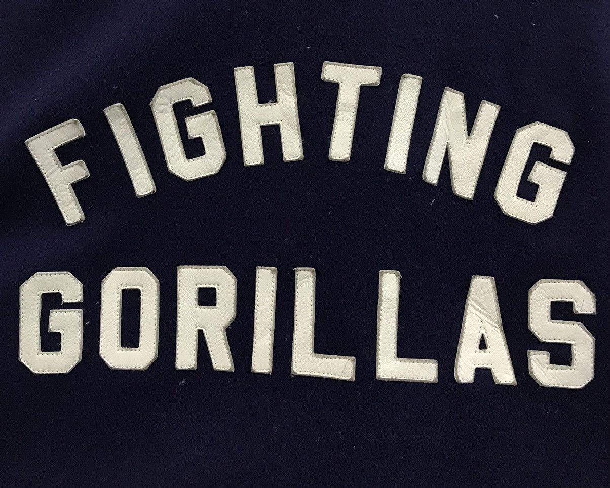 Vintage KOMABA GAKUEN AMERICAN FOOTBALL TEAM FIGHTING GORILLA JACKET Size US M / EU 48-50 / 2 - 5 Thumbnail