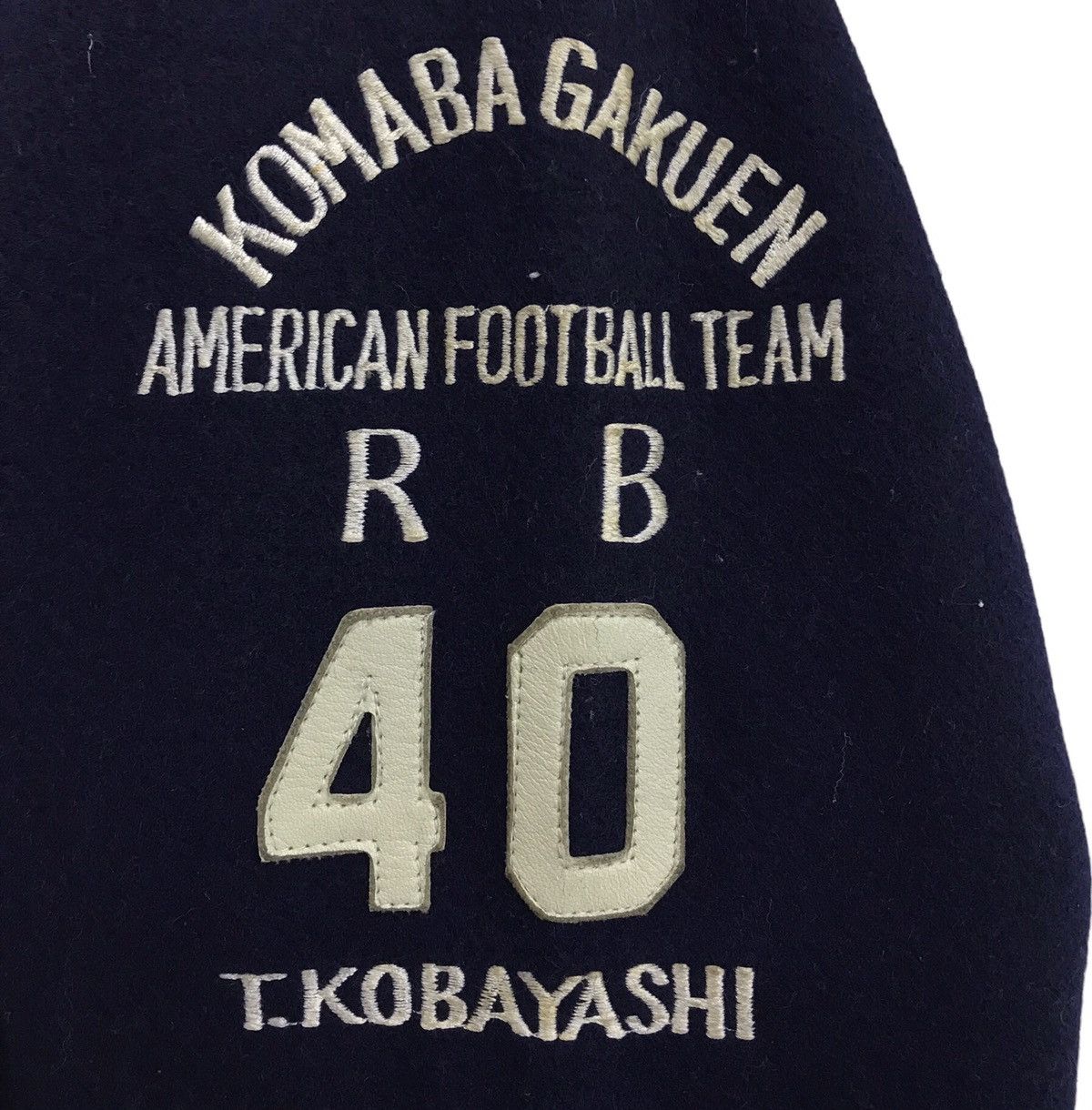 Vintage KOMABA GAKUEN AMERICAN FOOTBALL TEAM FIGHTING GORILLA JACKET Size US M / EU 48-50 / 2 - 9 Thumbnail