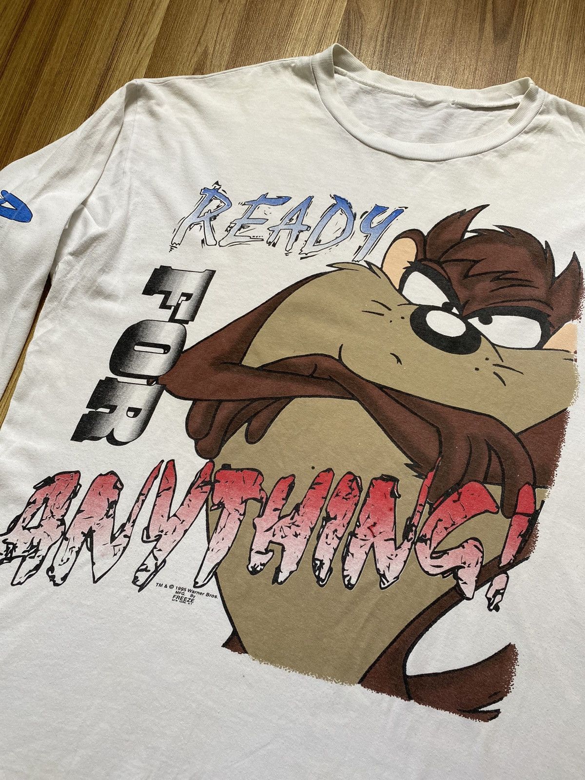 Vintage Vintage Y2K Taz 1995 Long Sleeve Marvin Daffy Duck Bunny Size US XL / EU 56 / 4 - 2 Thumbnail