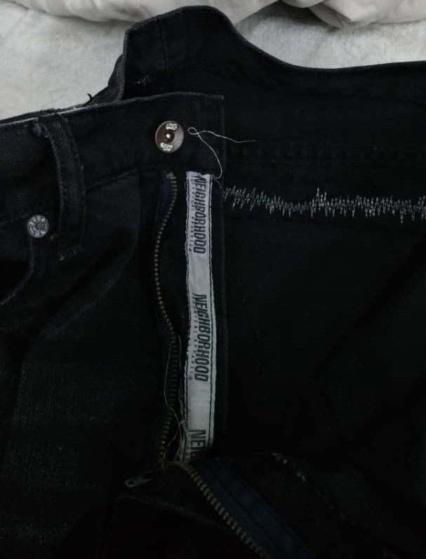 Japanese Brand × Neighborhood NEIGHBORHOOD Denim Japanese Streetwear Pants Size US 33 - 17 Thumbnail