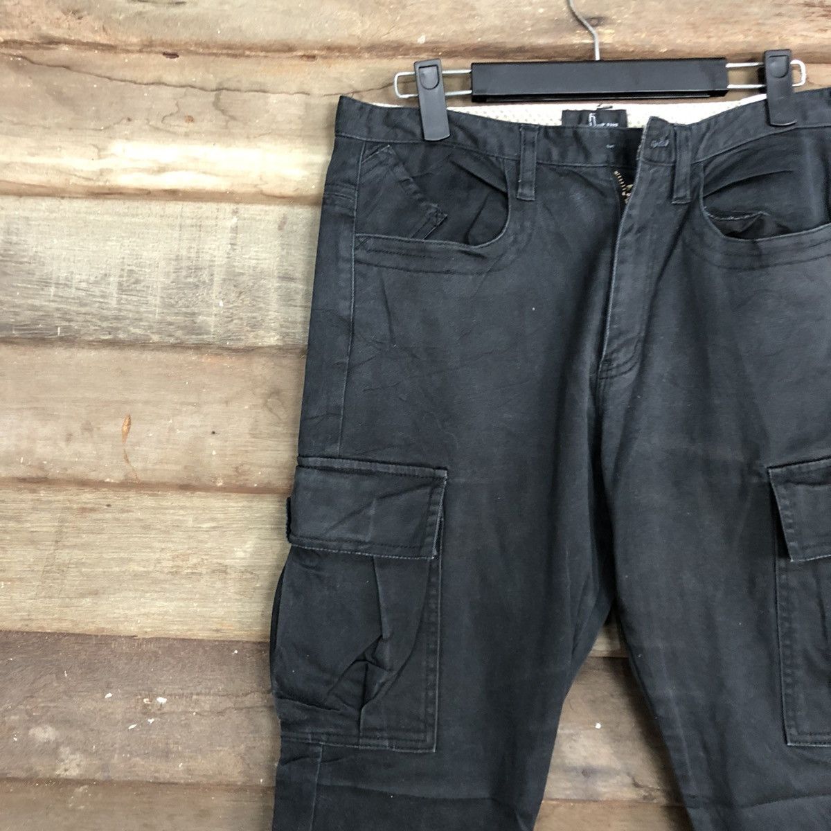 Japanese Brand DLL 5ziq Five Black utility Multipocket Cargo Pants #c701 Size US 29 - 5 Thumbnail