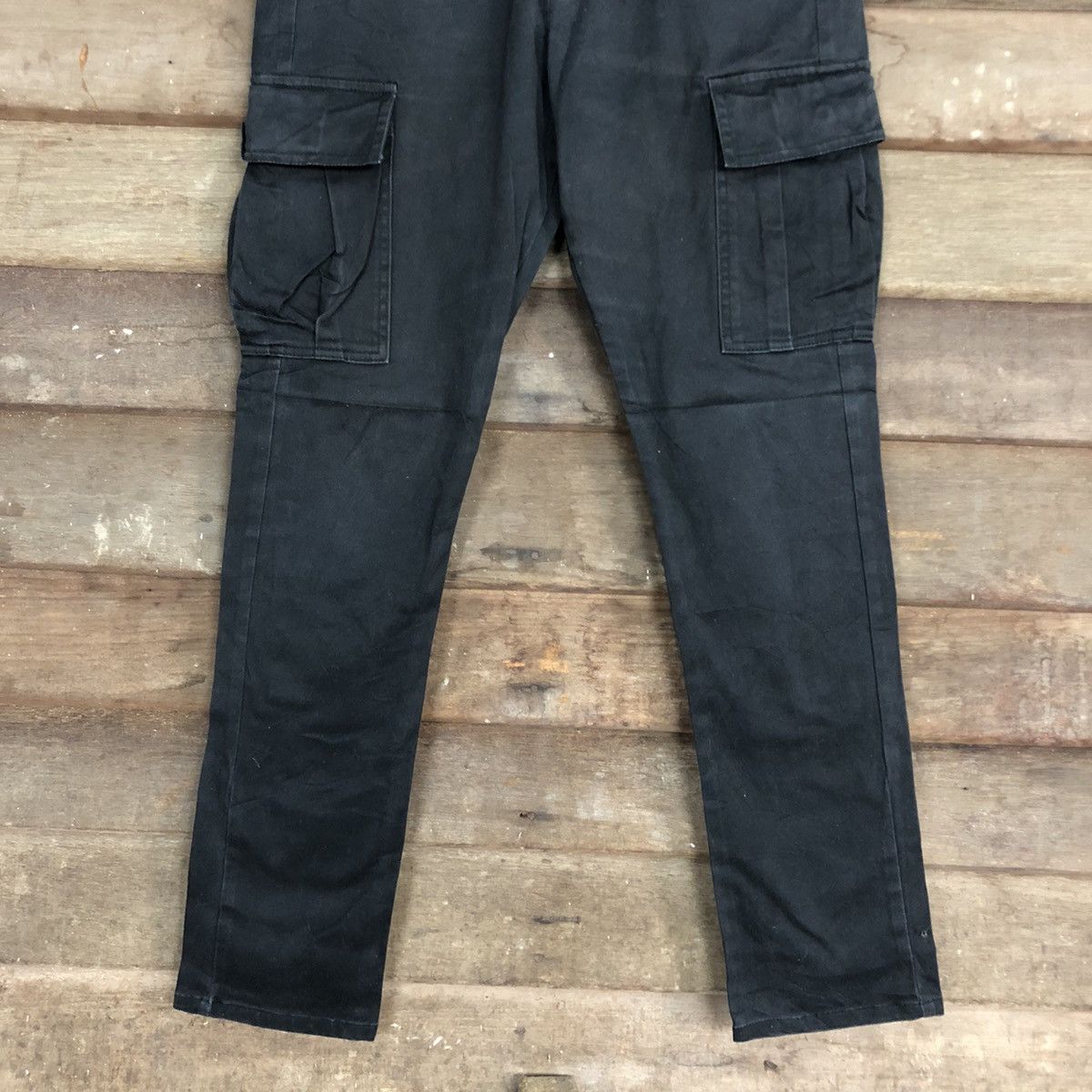 Japanese Brand DLL 5ziq Five Black utility Multipocket Cargo Pants #c701 Size US 29 - 3 Thumbnail