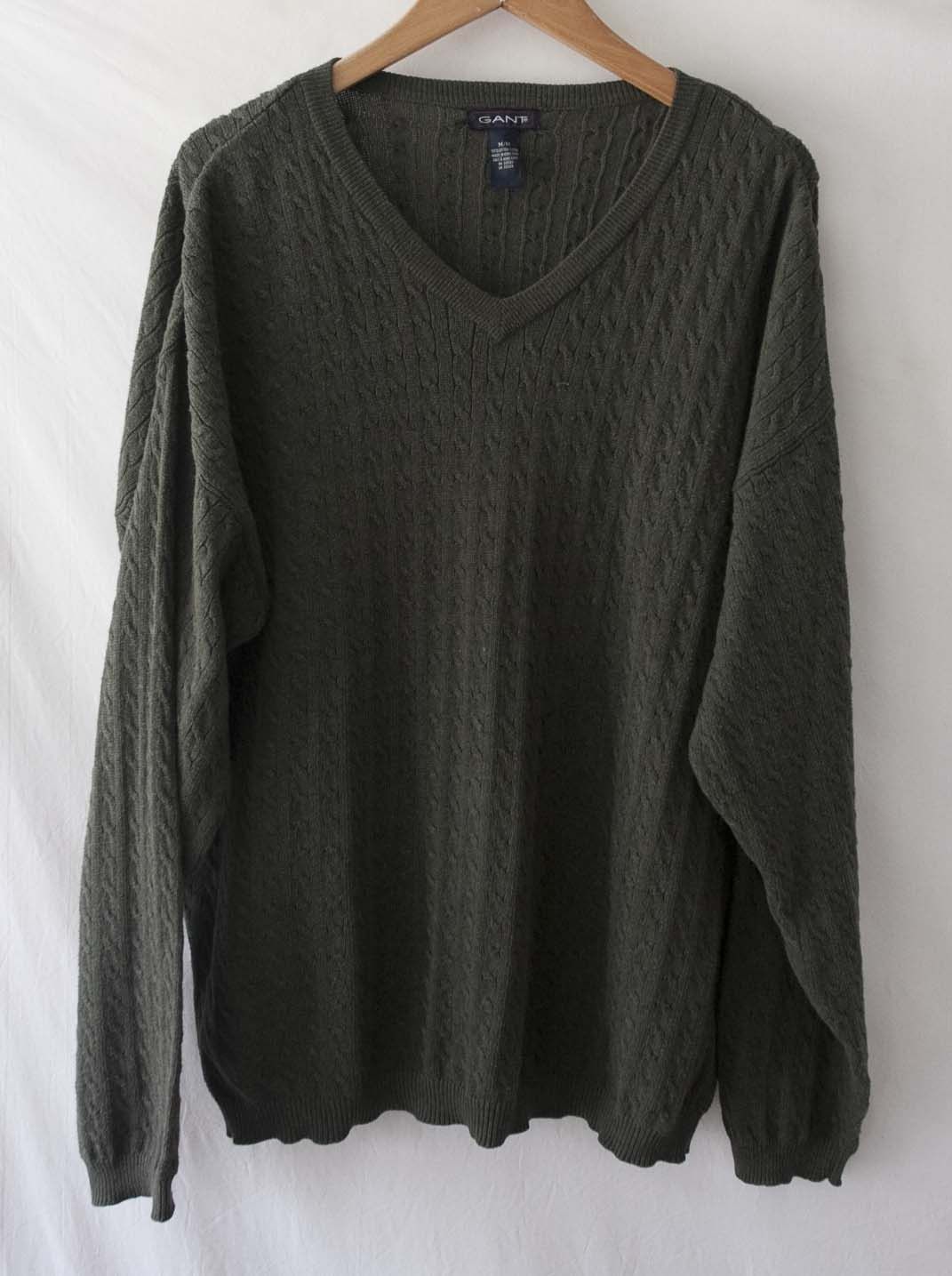 Gant Gant Sweater Cable Knit Cotton Size M Size US M / EU 48-50 / 2 - 1 Thumbnail