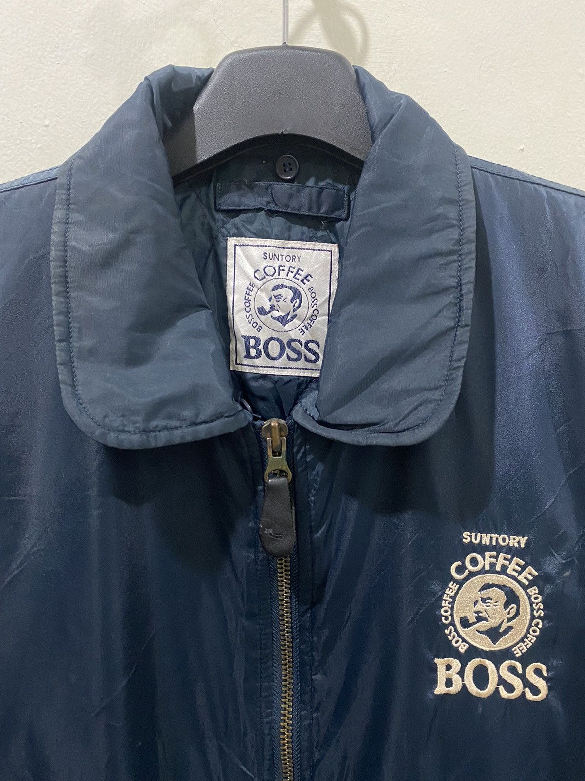 Vintage VTG Suntory Coffee Boss Bomber Jacket Size US L / EU 52-54 / 3 - 6 Thumbnail