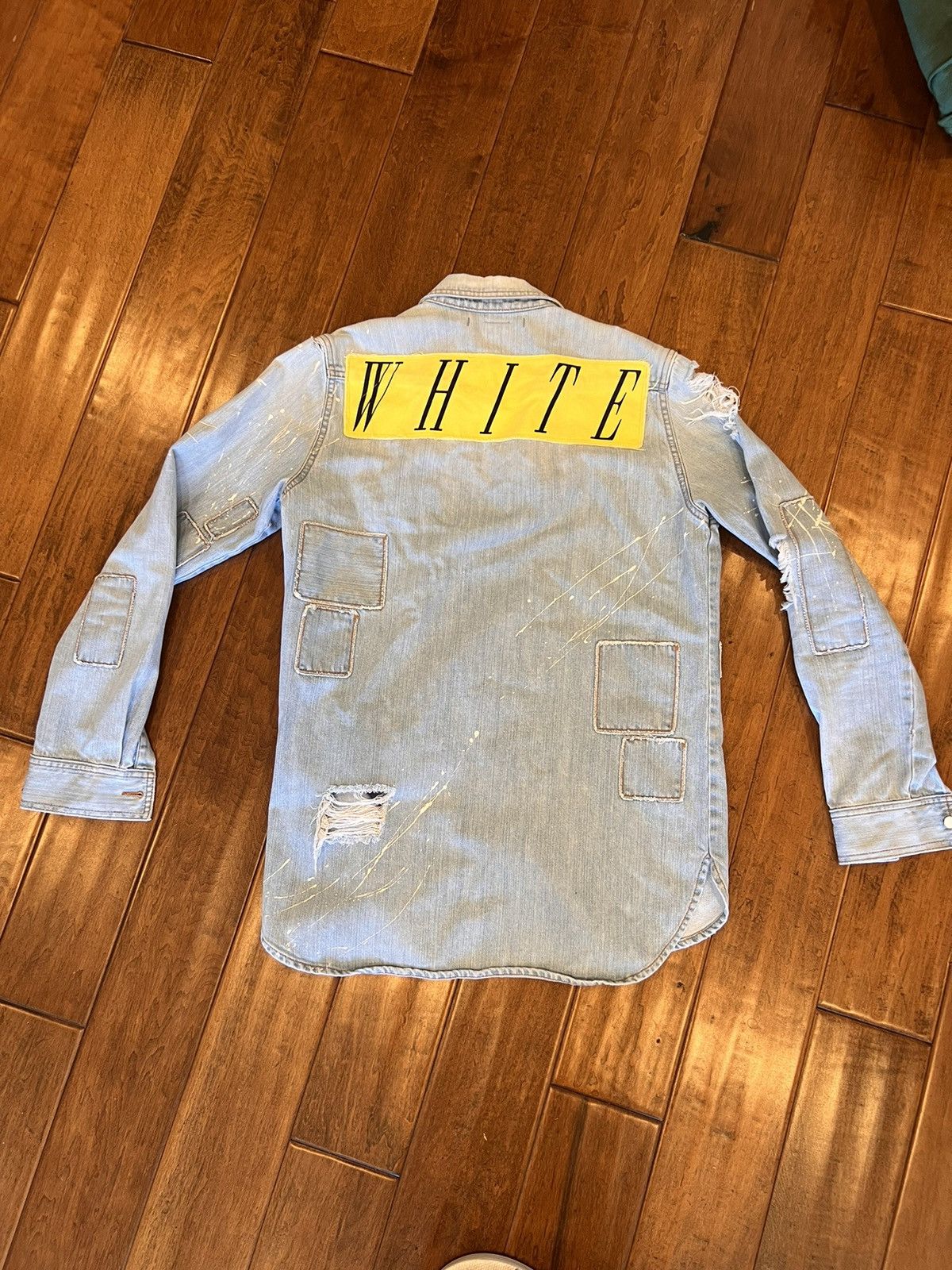 Off-White Off white denim jacket | Grailed