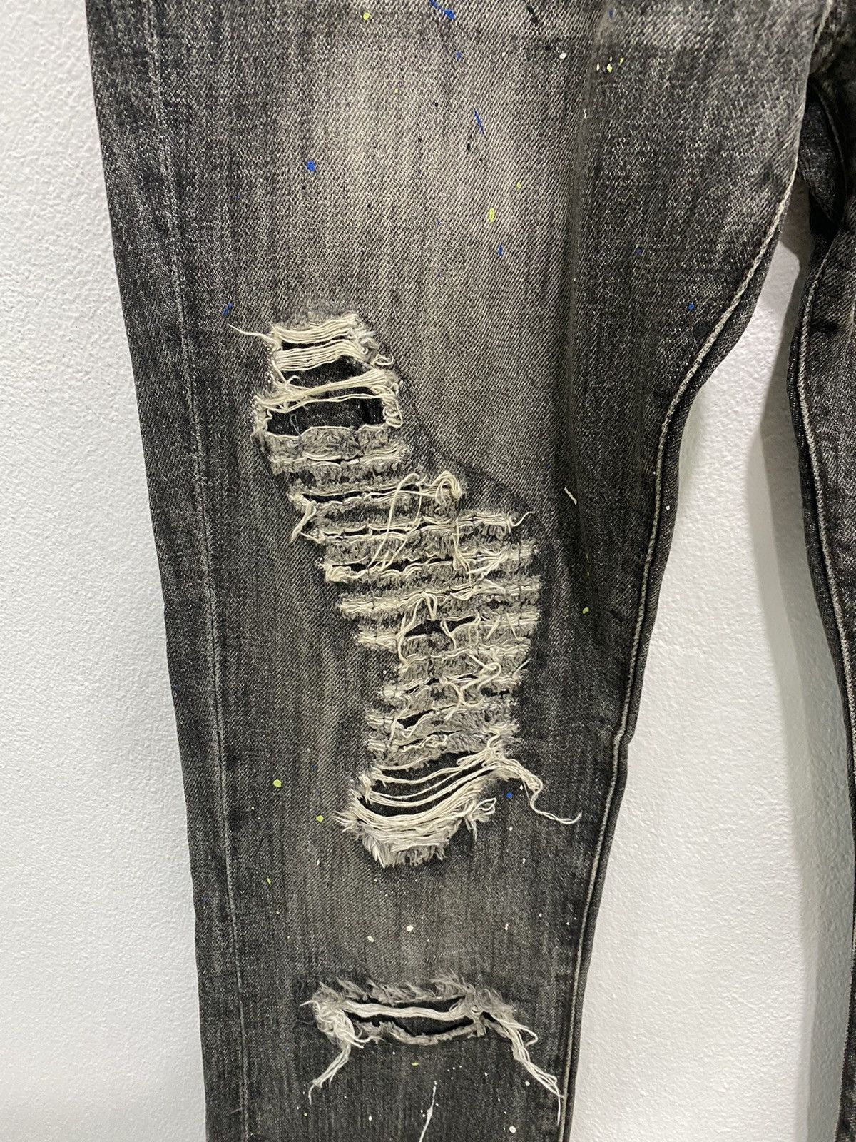 Schlussel DISTRESS DENIM SCHLUSSEL PAINTED HELMUT STYLE Size US 31 - 5 Thumbnail
