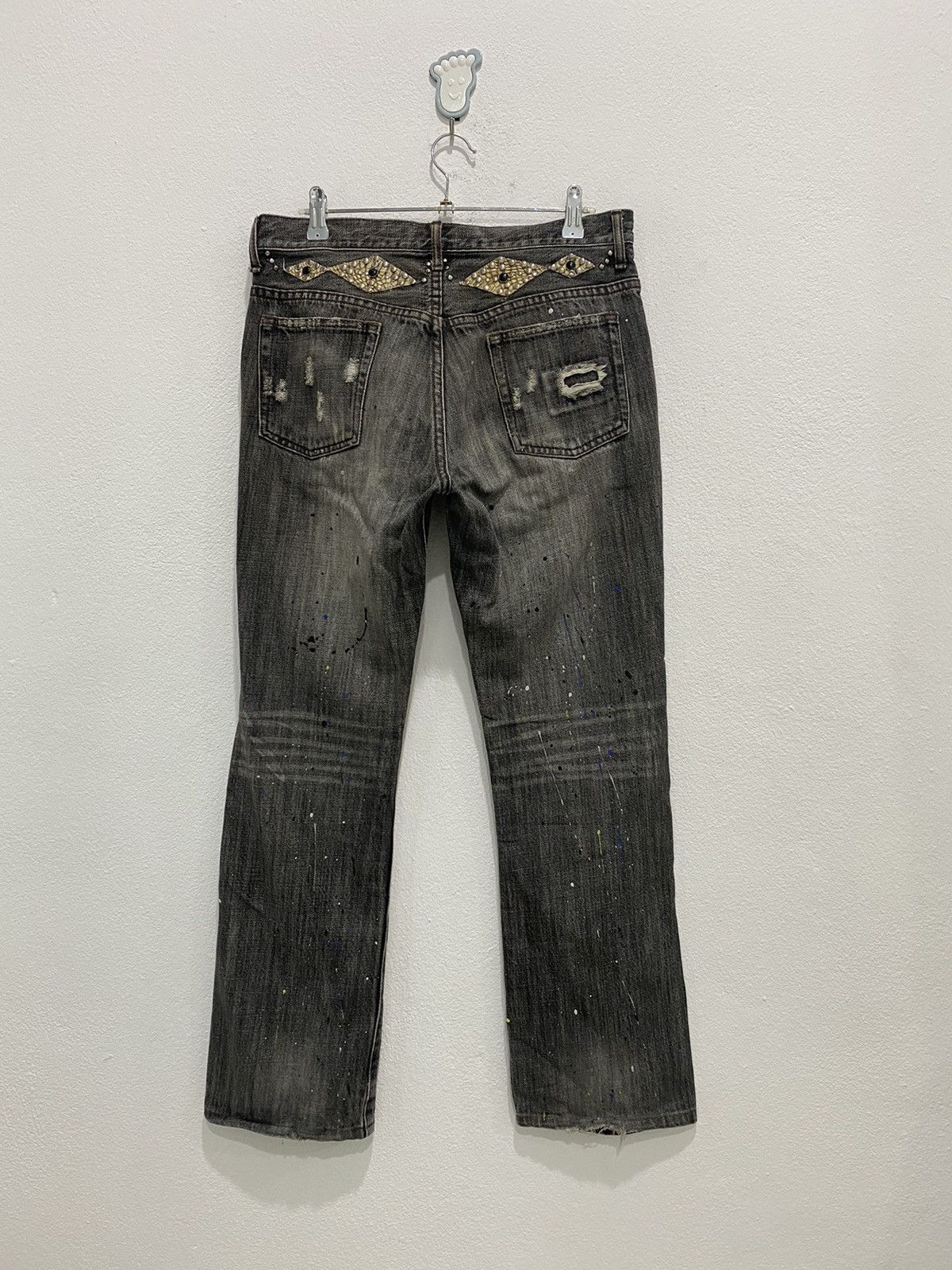 Schlussel DISTRESS DENIM SCHLUSSEL PAINTED HELMUT STYLE Size US 31 - 6 Thumbnail