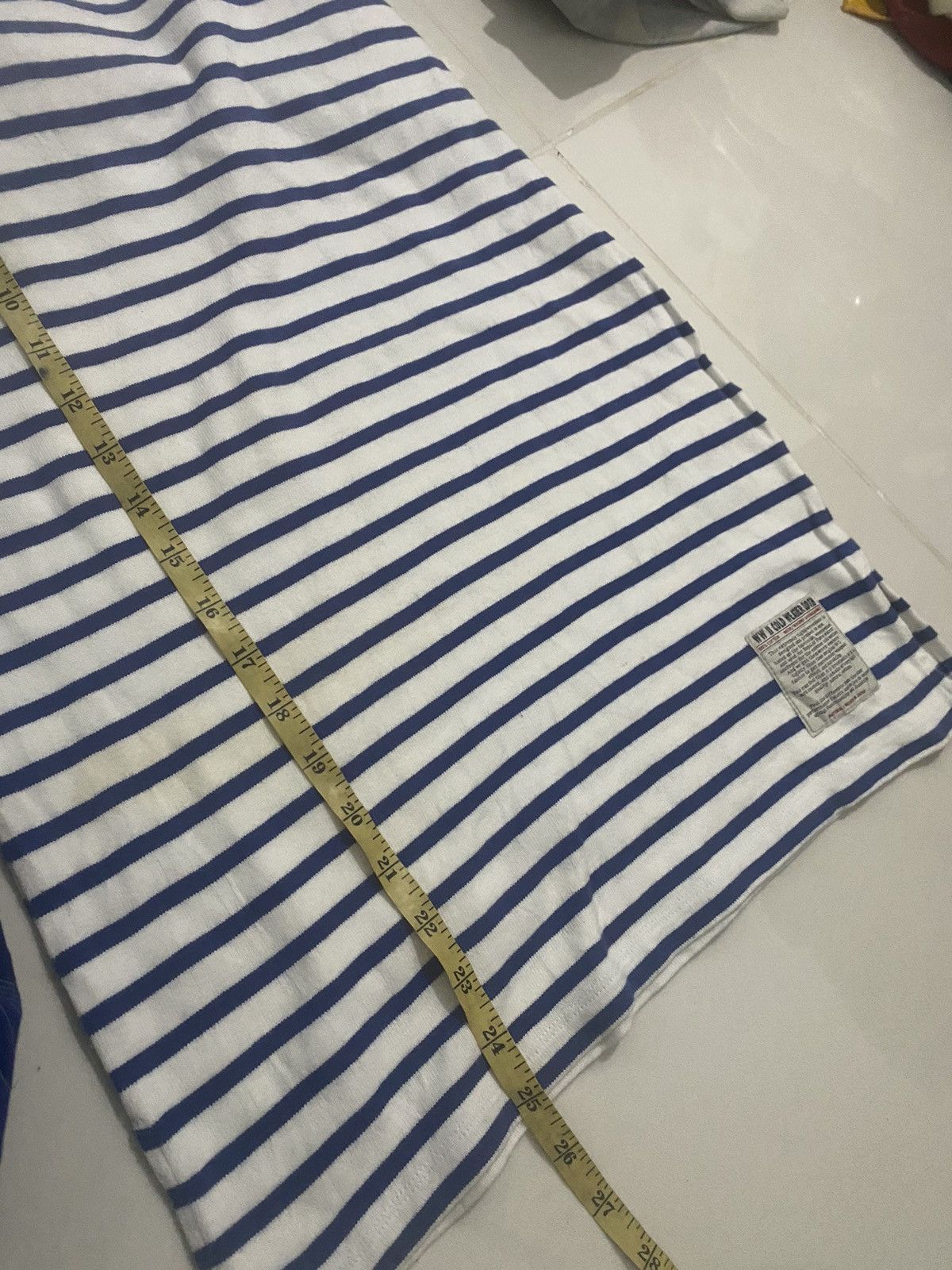 Nigel Cabourn NIGEL CABOURN BORDER BASQUE SHIRT Size US S / EU 44-46 / 1 - 9 Thumbnail
