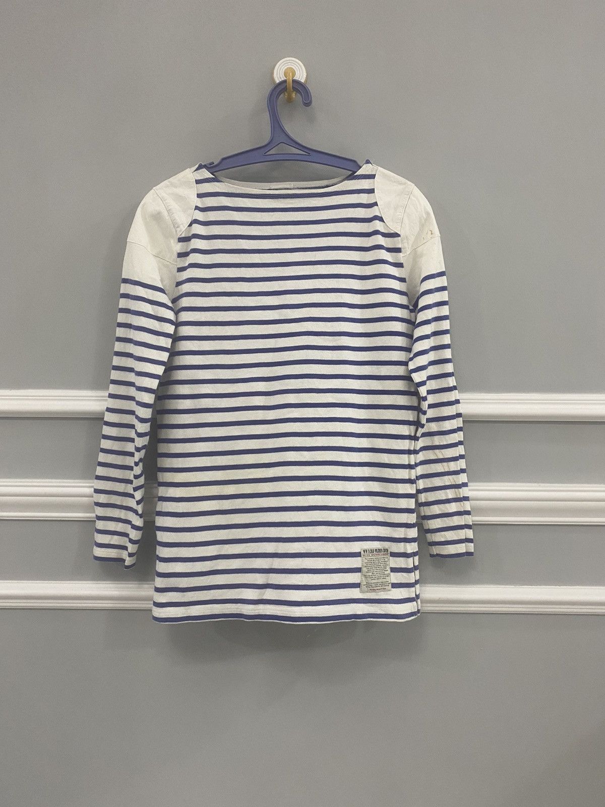 Nigel Cabourn NIGEL CABOURN BORDER BASQUE SHIRT Size US S / EU 44-46 / 1 - 8 Thumbnail