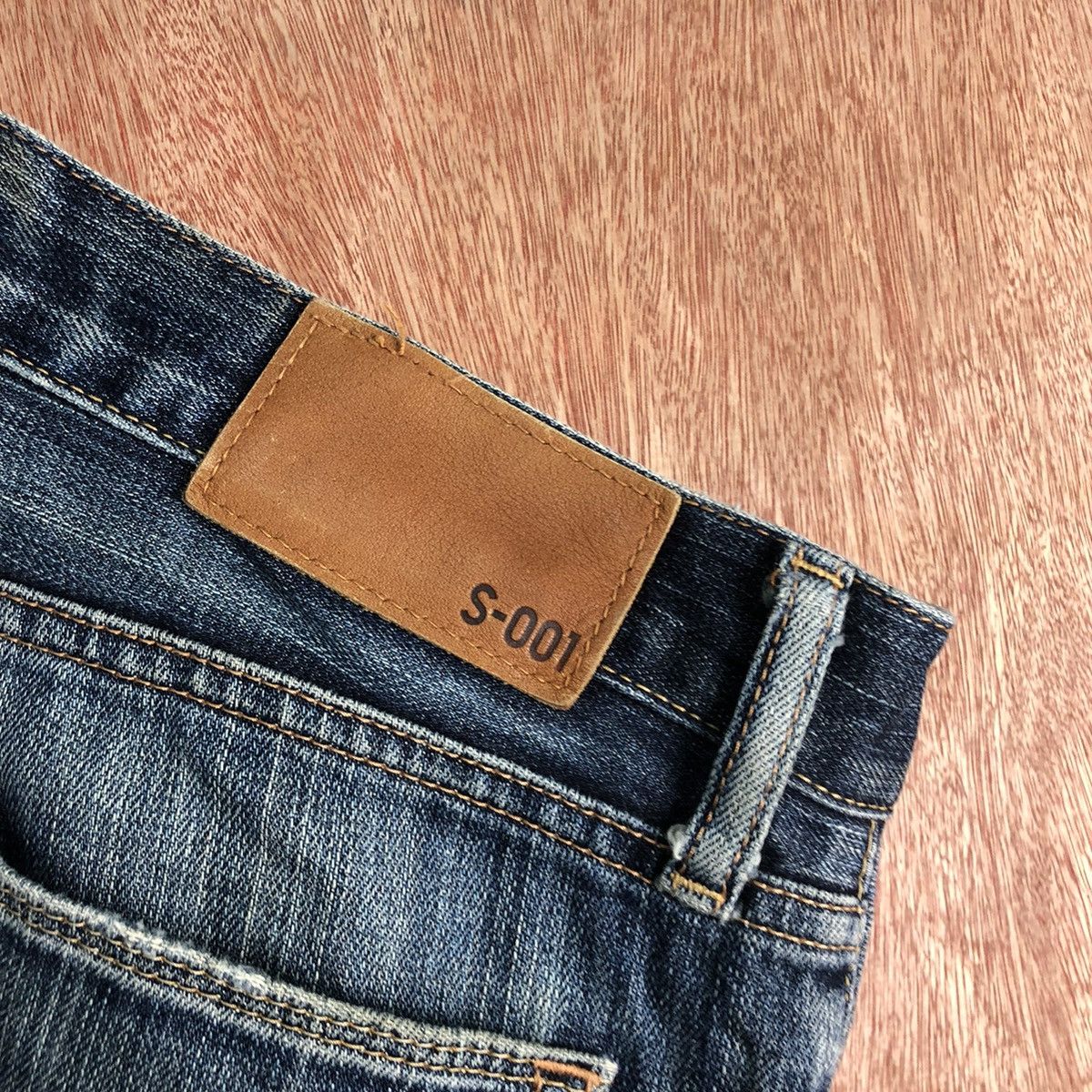 Japanese Brand DLL Original Basic uniqlo vintage Blue Denim Pants #c293 Size US 33 - 9 Thumbnail