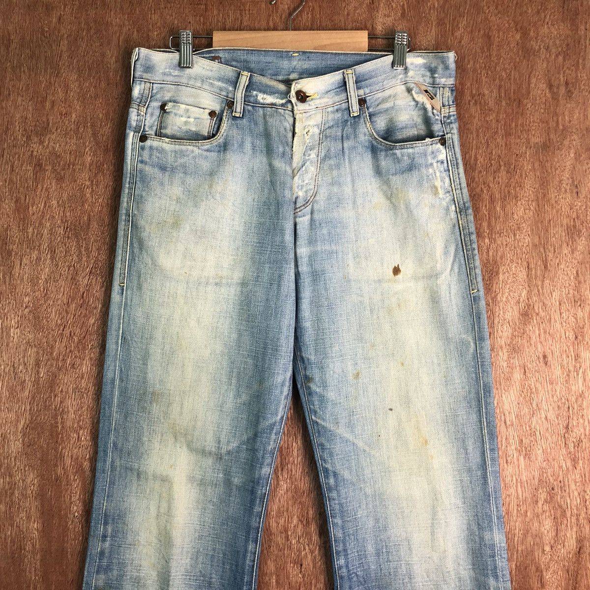 Jack & Jones DLL Jack & Jones Vintage Denim Light BLue Jeans Pants #c295 Size US 31 - 2 Thumbnail