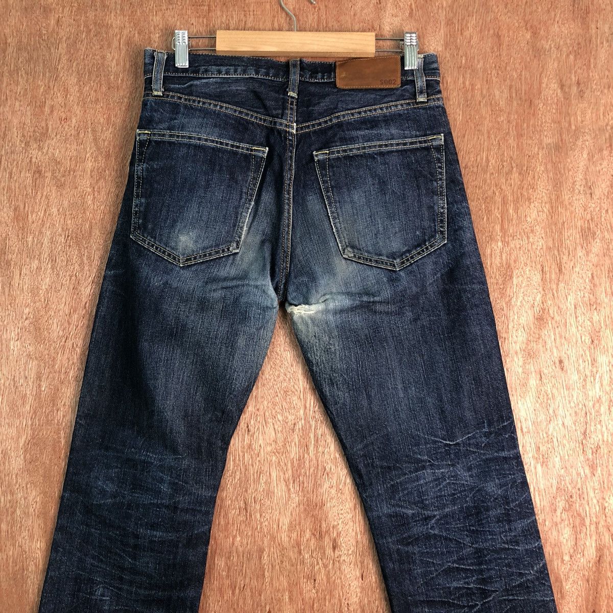 Uniqlo DLL UJ Uniqlo Dark Blue Denim Jeans Pants #c282 Size US 29 - 7 Thumbnail