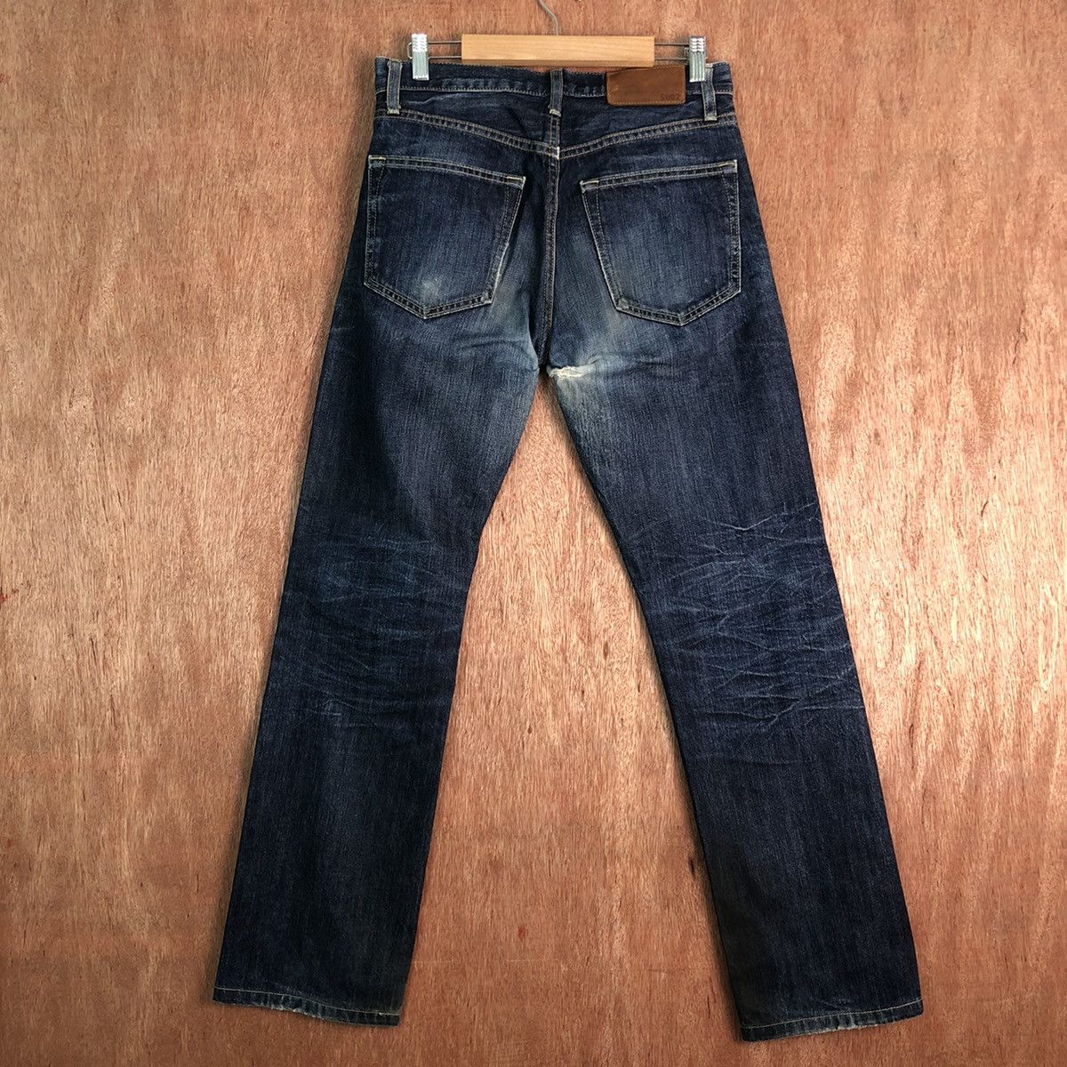 Uniqlo DLL UJ Uniqlo Dark Blue Denim Jeans Pants #c282 Size US 29 - 6 Thumbnail
