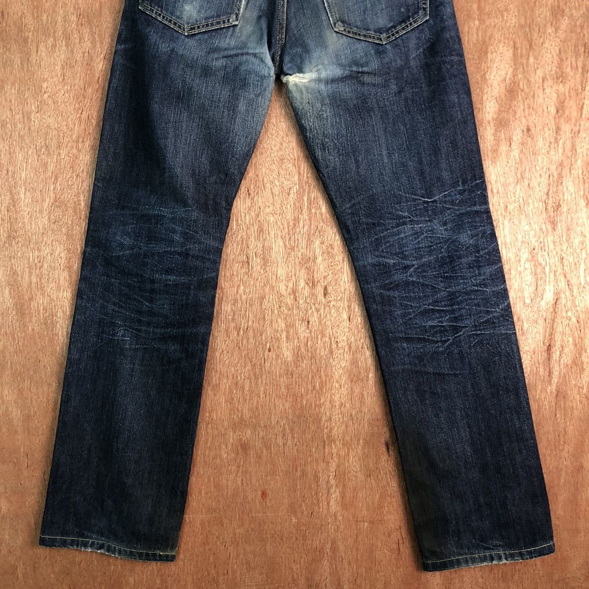 Uniqlo DLL UJ Uniqlo Dark Blue Denim Jeans Pants #c282 Size US 29 - 8 Thumbnail