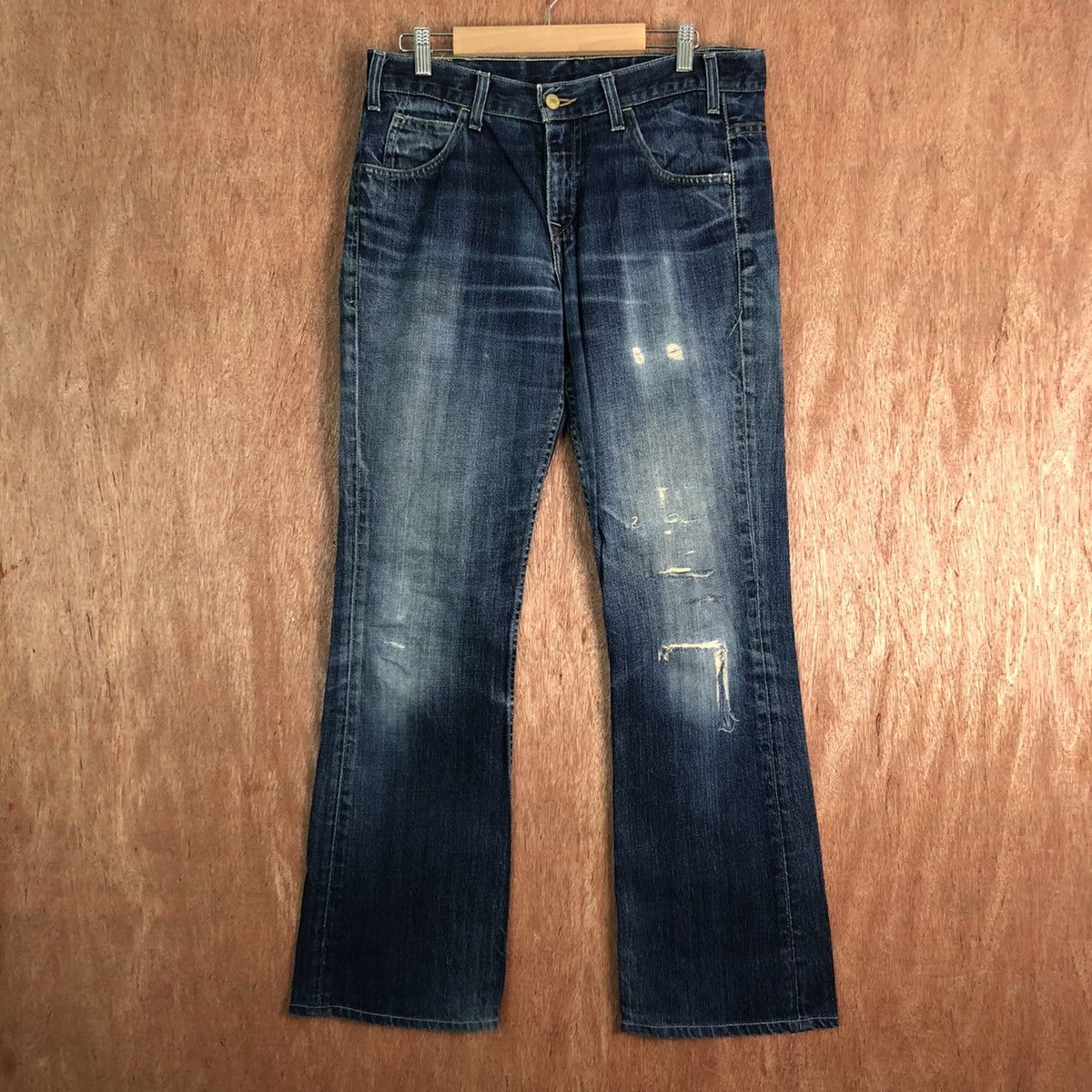 Levi's Levi's Strauss bootcut Vintage Blue Denim Jeans Pants #c307 Size US 32 / EU 48 - 1 Thumbnail