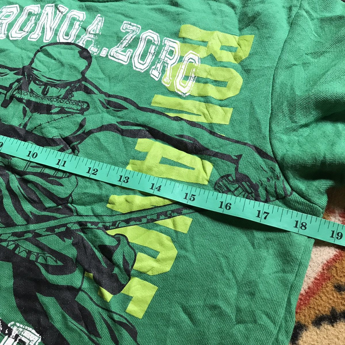 One Piece zoro green crewneck | one piece official brand Size US XS / EU 42 / 0 - 5 Thumbnail