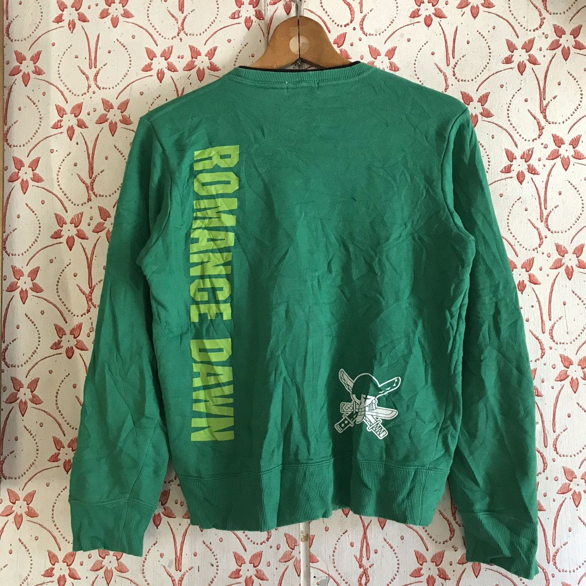 One Piece zoro green crewneck | one piece official brand Size US XS / EU 42 / 0 - 3 Thumbnail