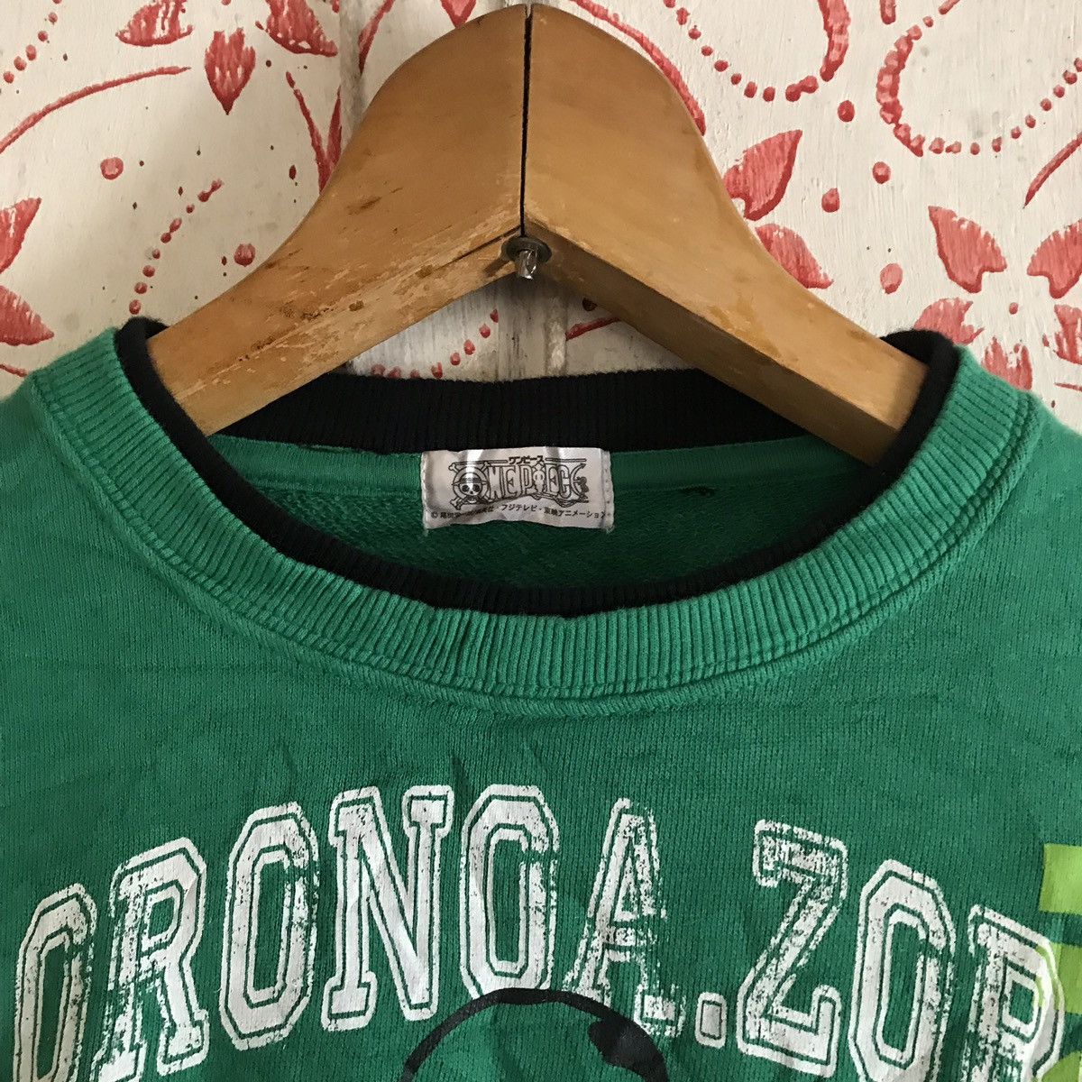 One Piece zoro green crewneck | one piece official brand Size US XS / EU 42 / 0 - 4 Thumbnail