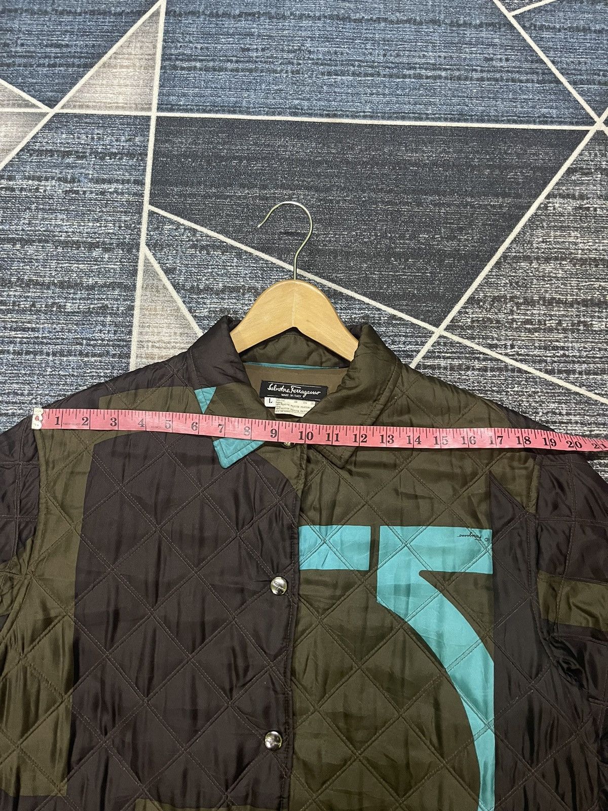 Salvatore Ferragamo 🔥🔥SALVATORE FERRAGAMO QUILTED JACKET Size US L / EU 52-54 / 3 - 18 Thumbnail
