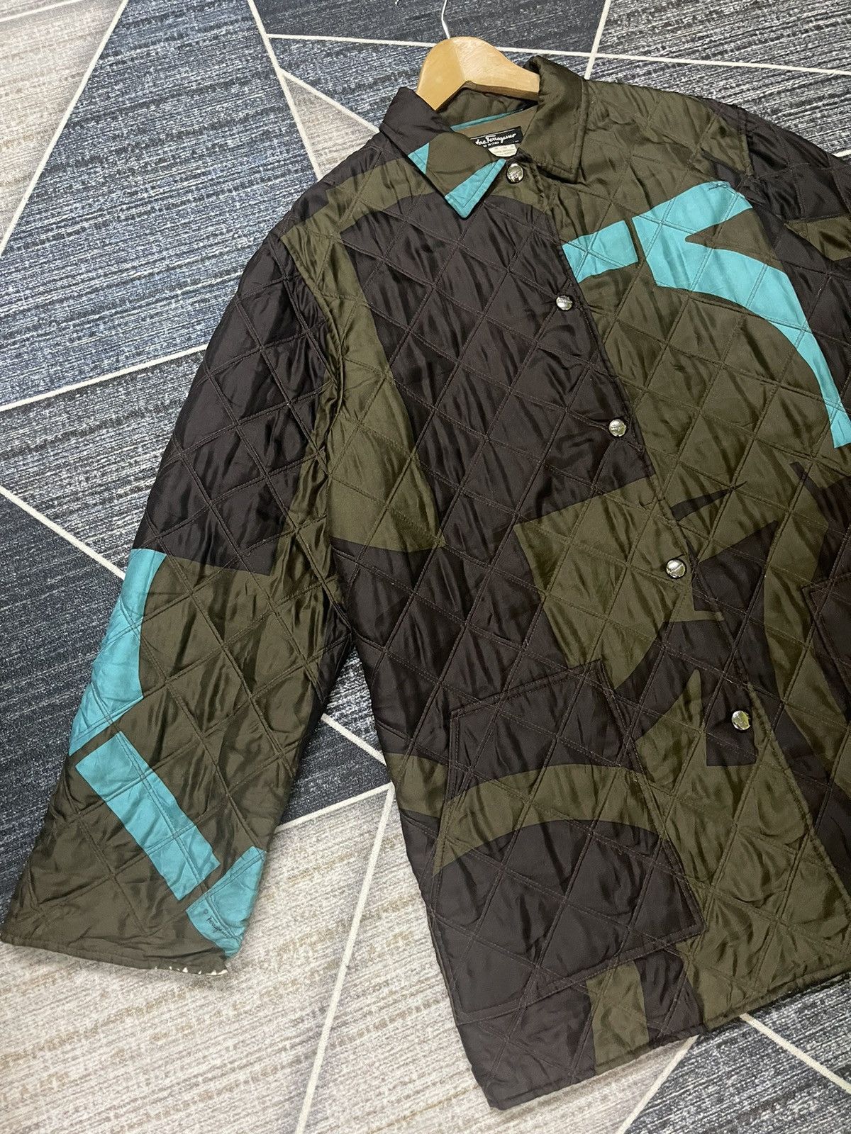 Salvatore Ferragamo 🔥🔥SALVATORE FERRAGAMO QUILTED JACKET Size US L / EU 52-54 / 3 - 5 Thumbnail