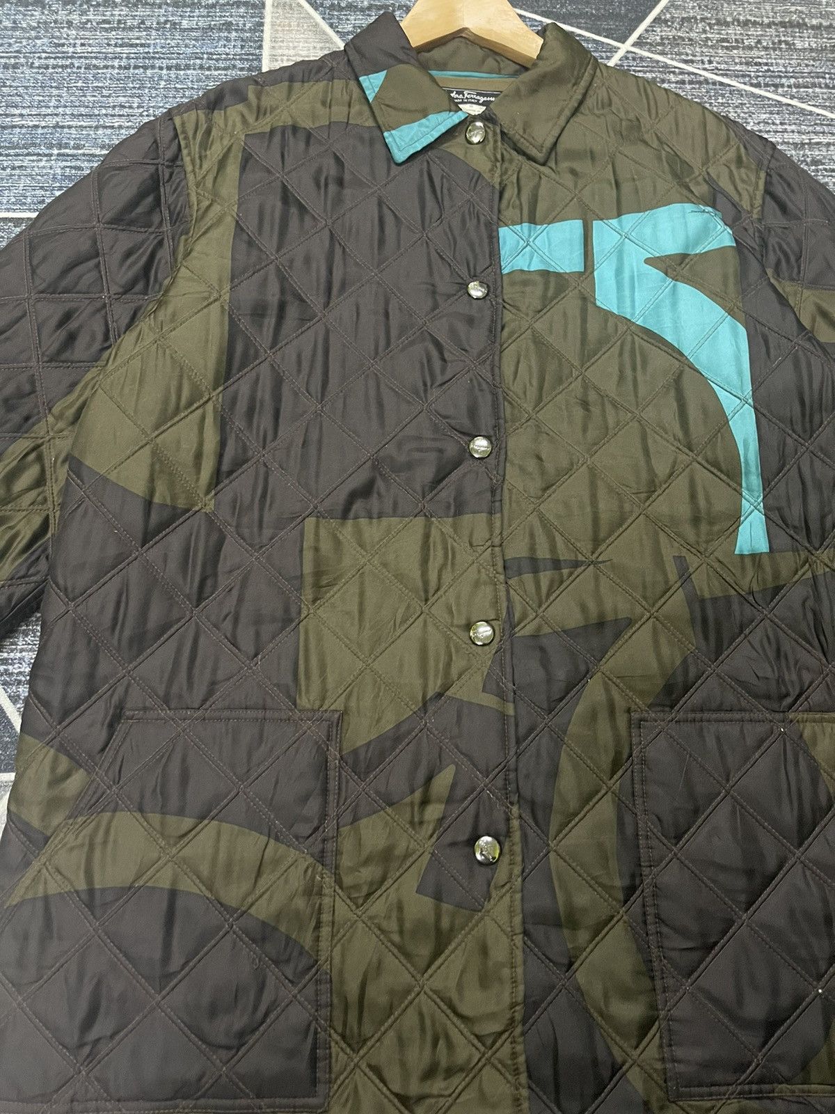 Salvatore Ferragamo 🔥🔥SALVATORE FERRAGAMO QUILTED JACKET Size US L / EU 52-54 / 3 - 7 Thumbnail