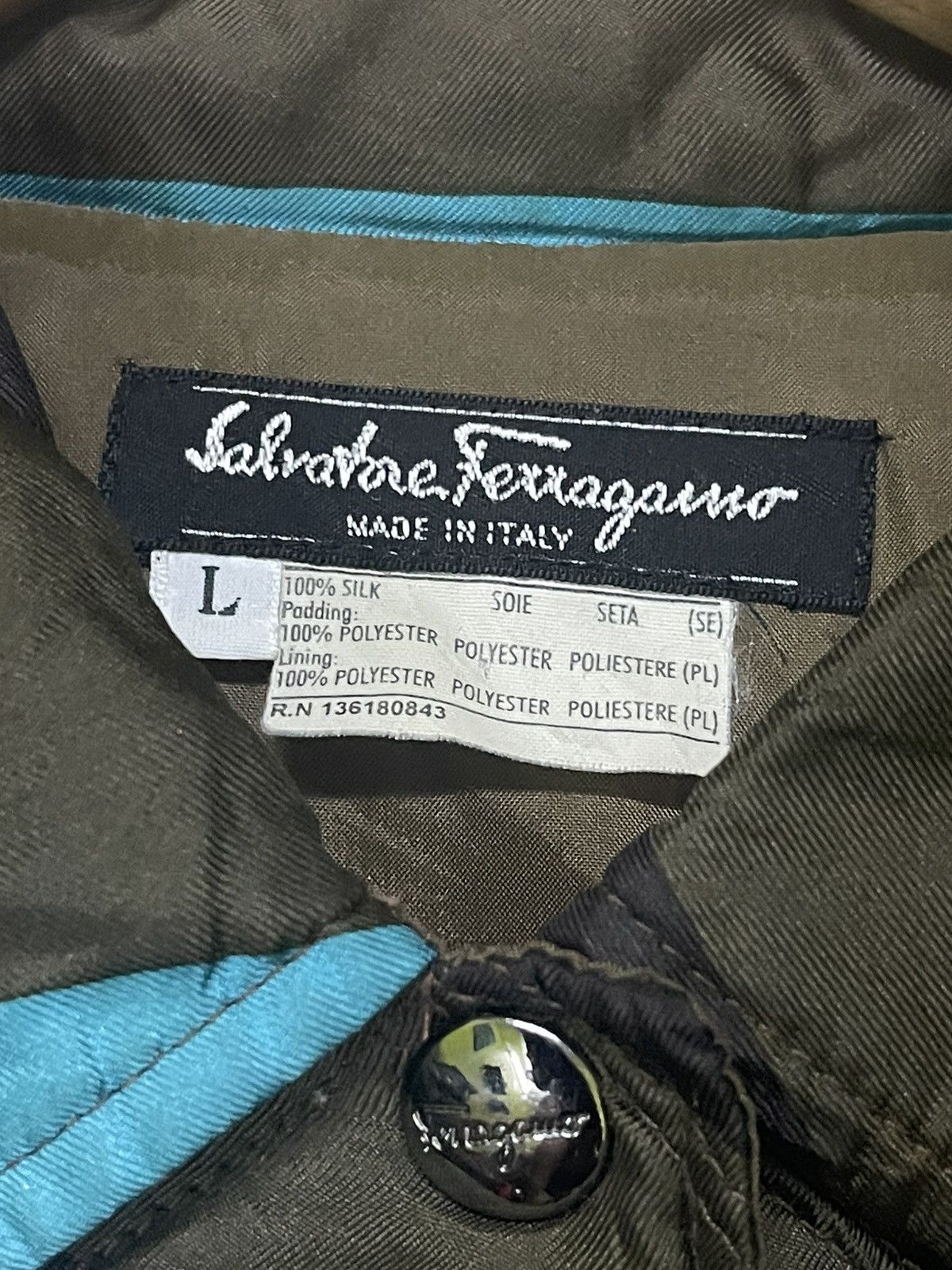 Salvatore Ferragamo 🔥🔥SALVATORE FERRAGAMO QUILTED JACKET Size US L / EU 52-54 / 3 - 14 Thumbnail